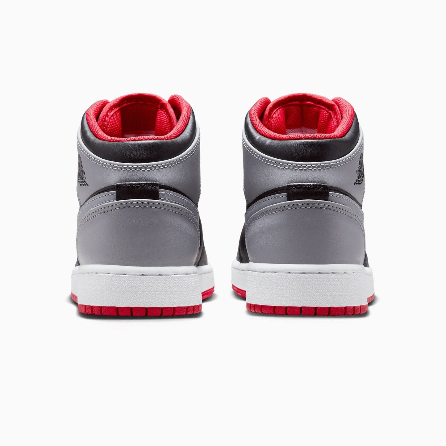 Kid's Air Jordan 1 Mid "Black Cement Grey" Grade School