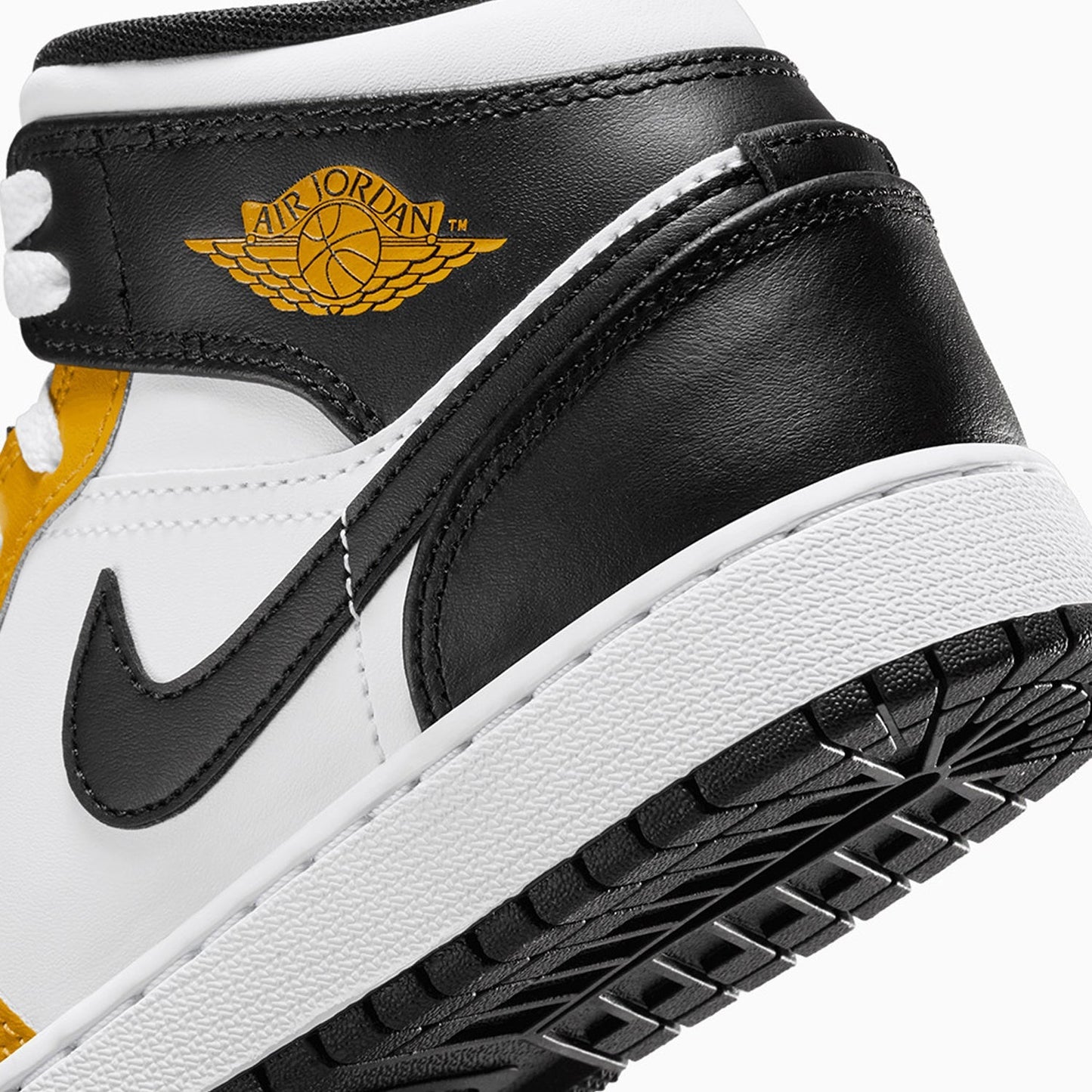 Kid's Air Jordan 1 Mid "Yellow Ochre" Grade School