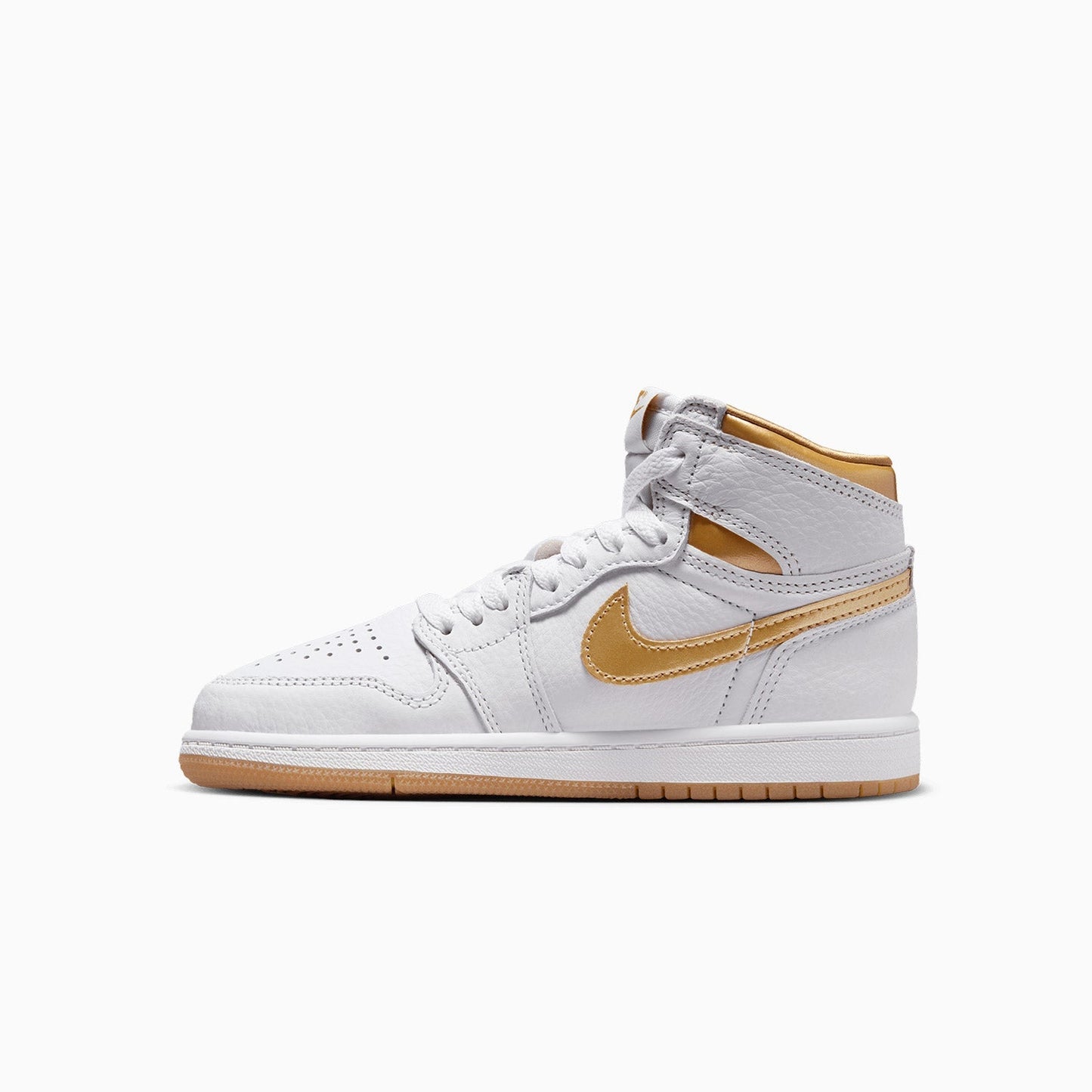 Kid's Air Jordan 1 Retro High OG "Metallic Gold" Pre School