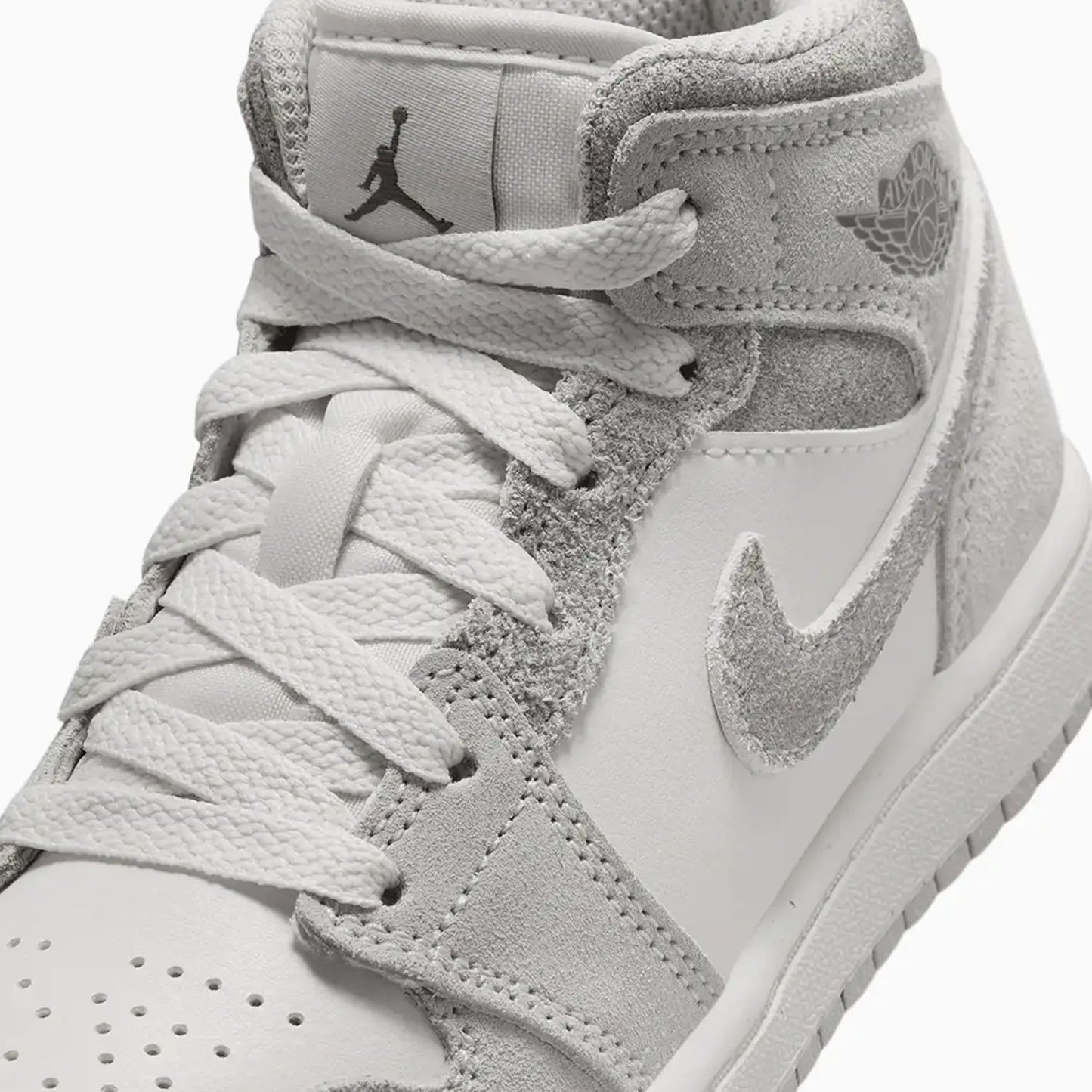 Kid's Jordan 1 Mid SE "Neutral Grey" Pre School