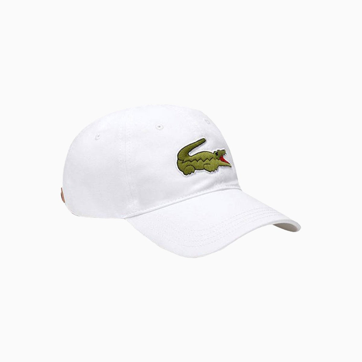 Contrast Strap And Oversized Crocodile Cotton Cap