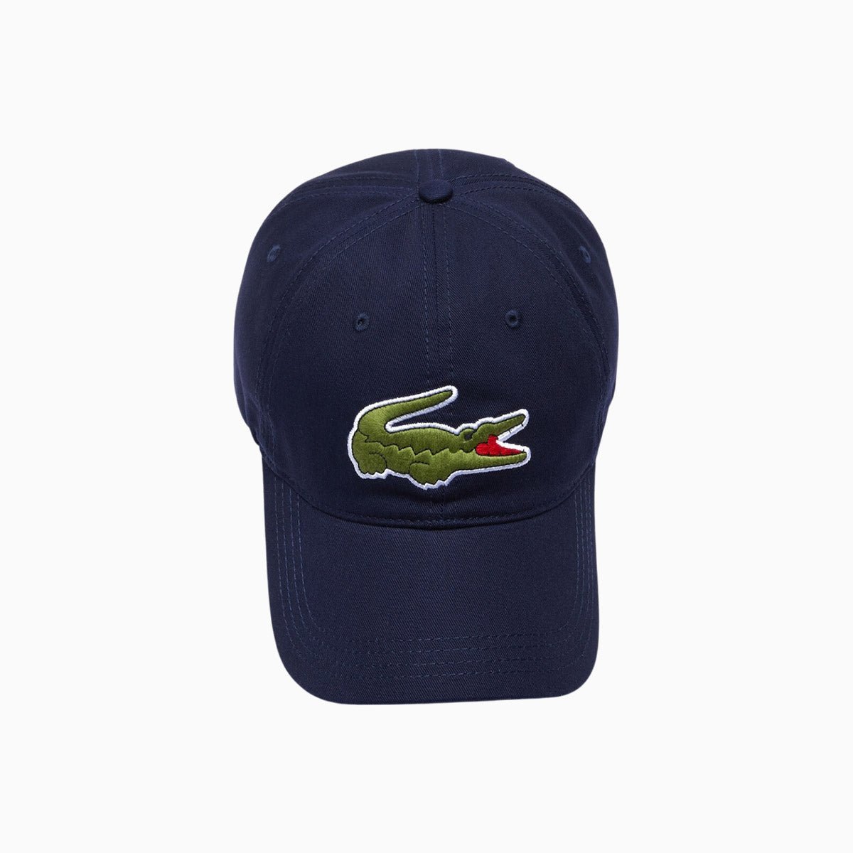 Contrast Strap And Oversized Crocodile Cotton Cap