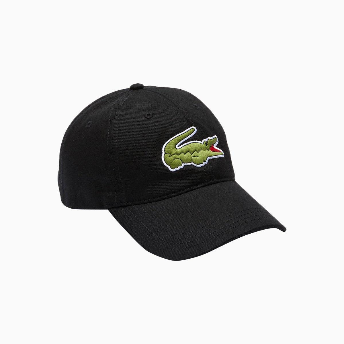 Contrast Strap And Oversized Crocodile Cotton Cap