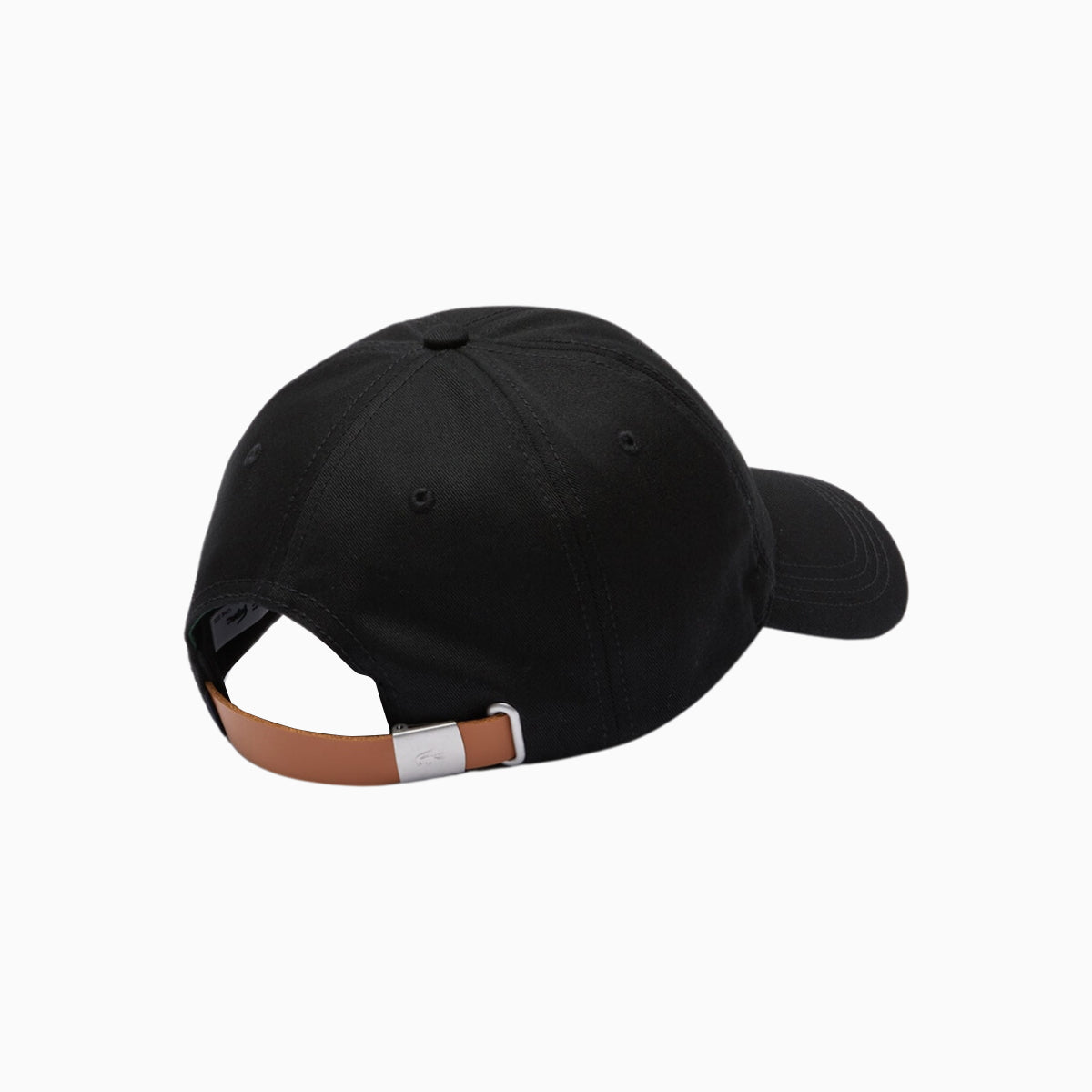 Contrast Strap And Oversized Crocodile Cotton Cap