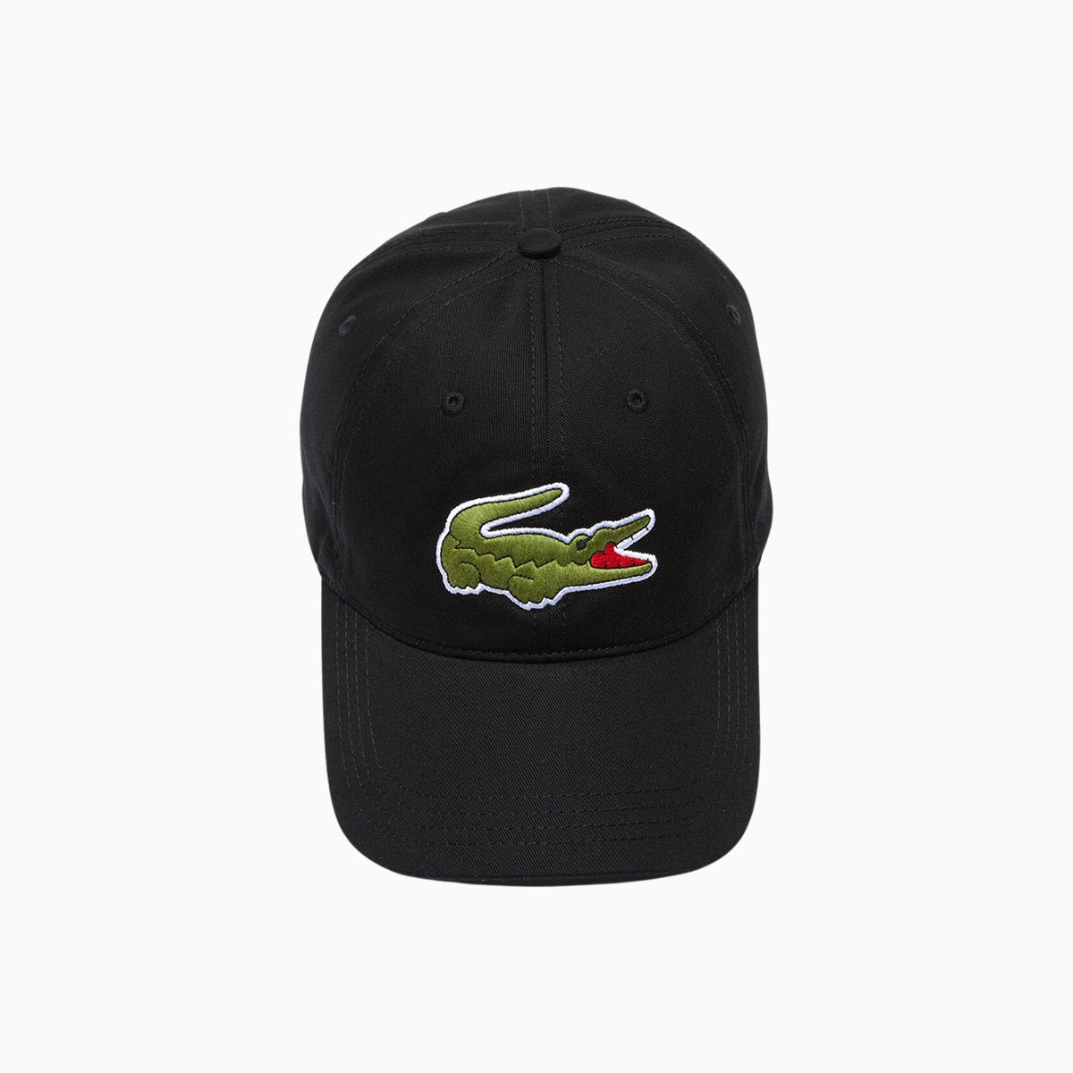 Contrast Strap And Oversized Crocodile Cotton Cap