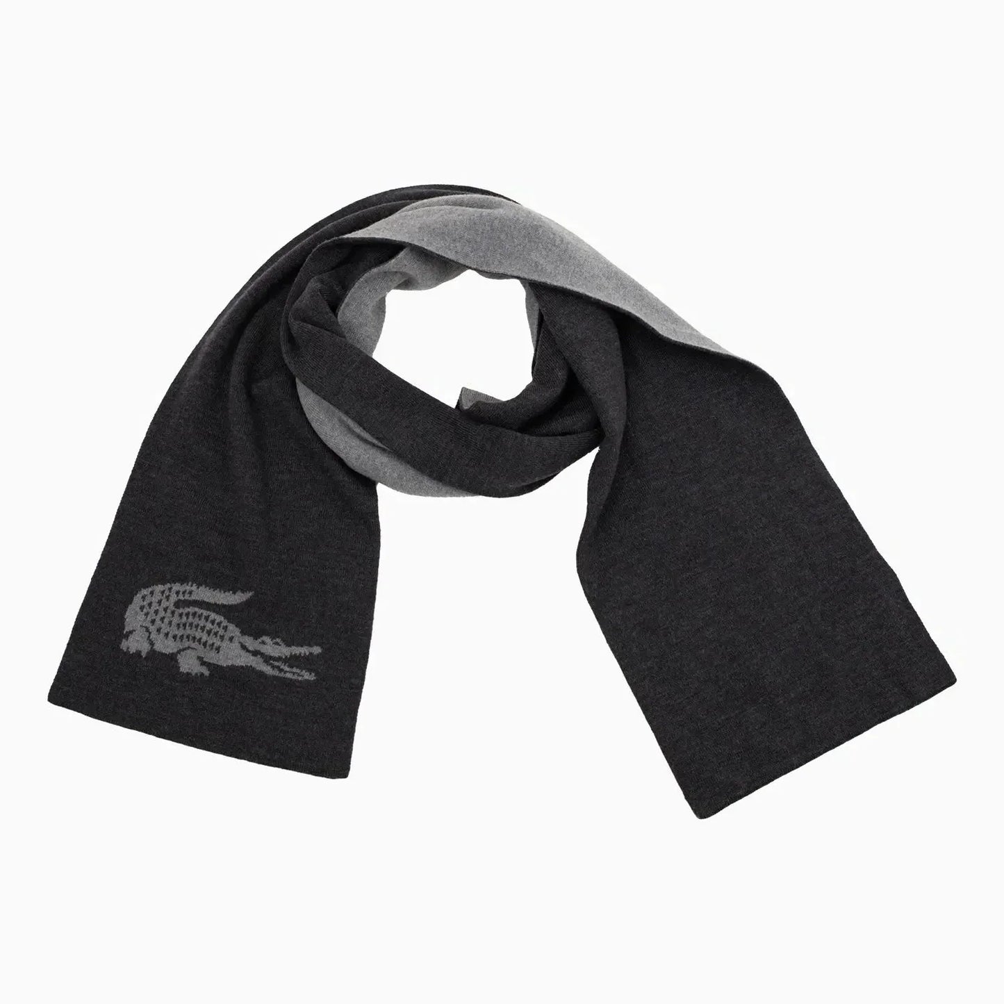 Intersia Crocodile Double Face Scarf