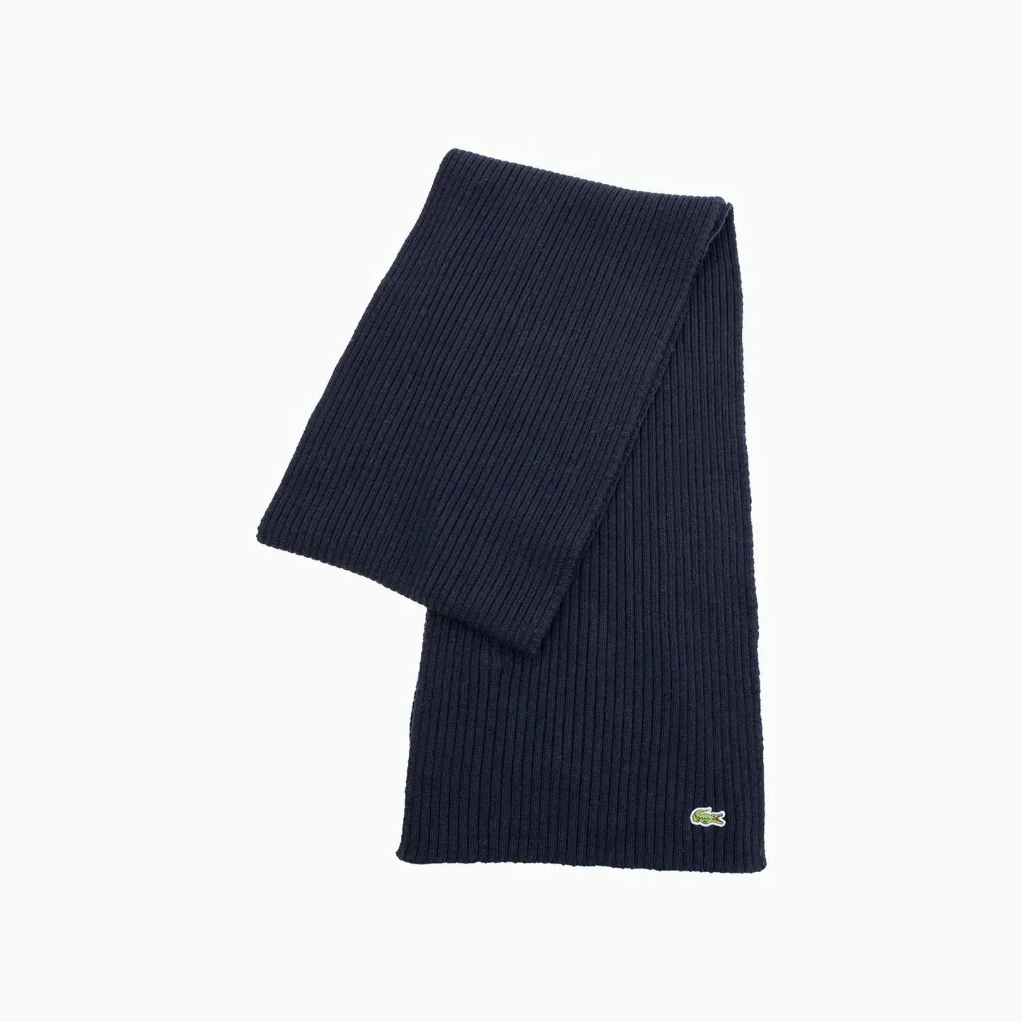 Ribbed Crocodile Wool Scarf