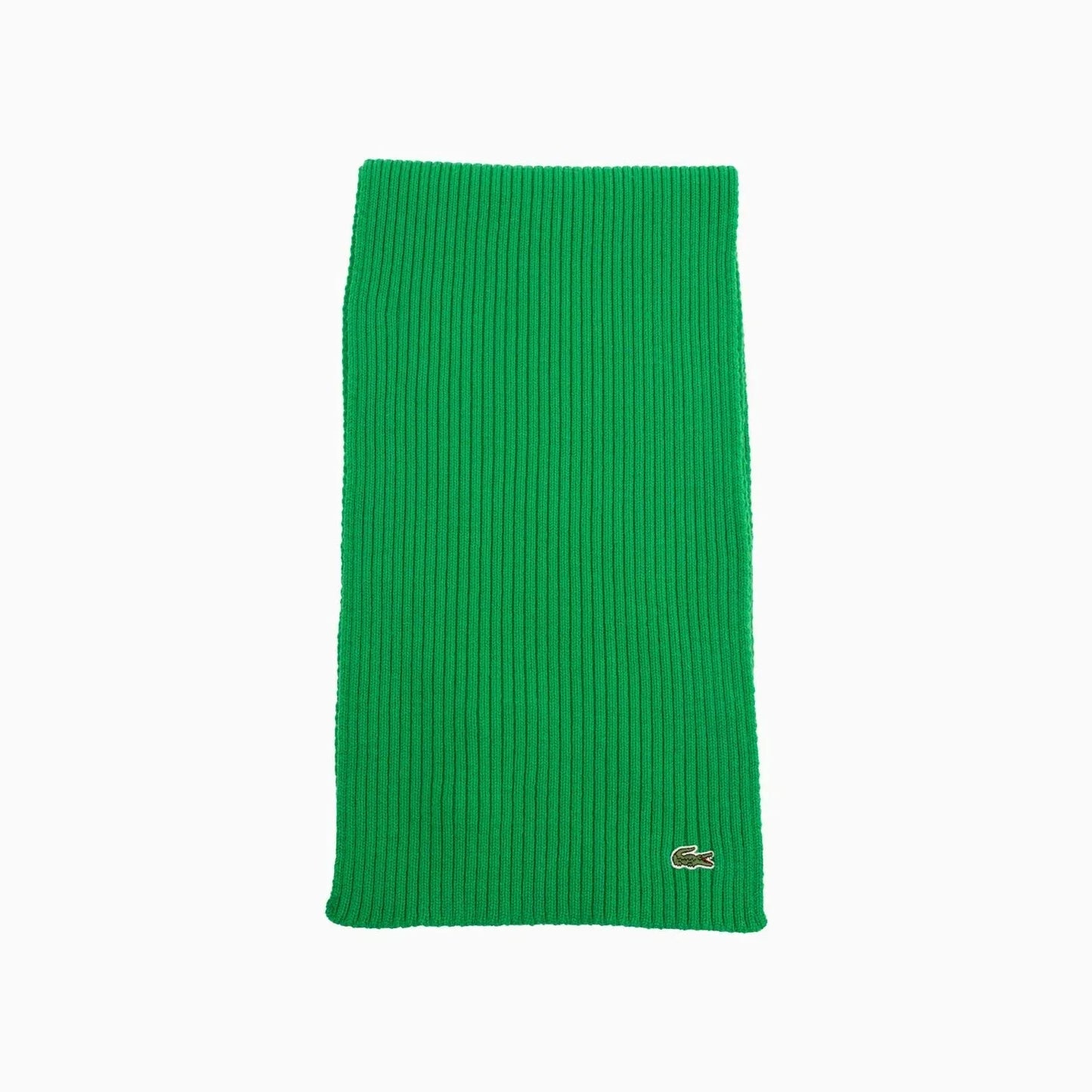 Ribbed Crocodile Wool Scarf
