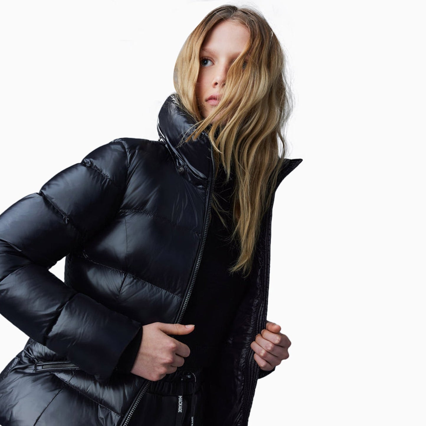 Women's Madalyn Lustrous Light Down Jacket With Hood