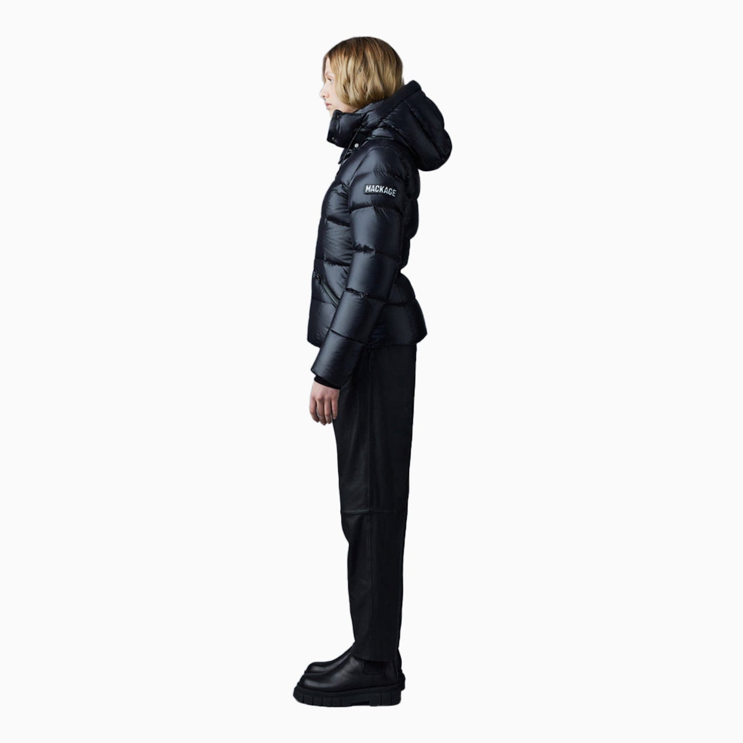 Women's Madalyn Lustrous Light Down Jacket With Hood