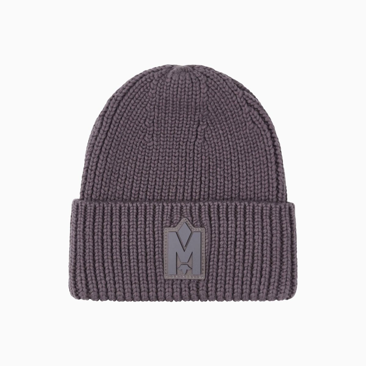 JUDE-MZ Hand Knit Toque With Ribbed Cuff Beanie Hat