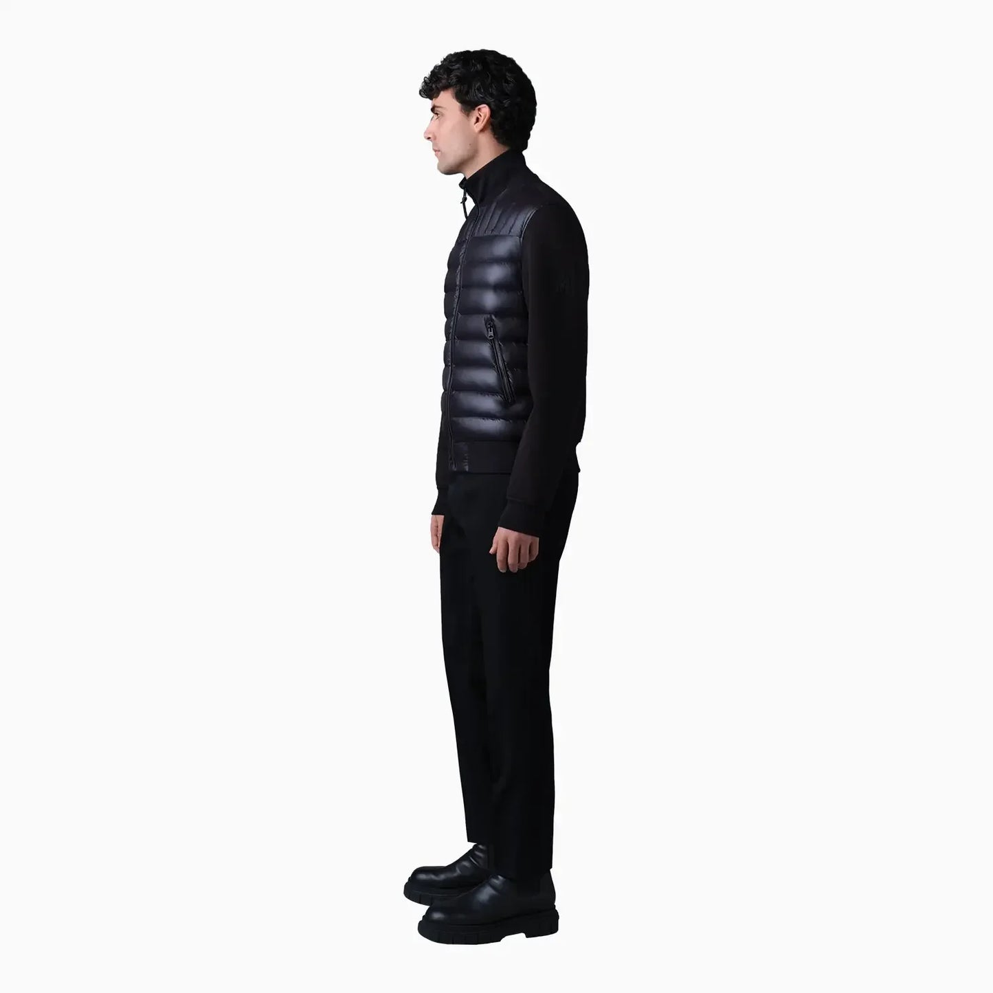 Men's COLLIN-R Nano Down Mixed Media Bomber Jacket