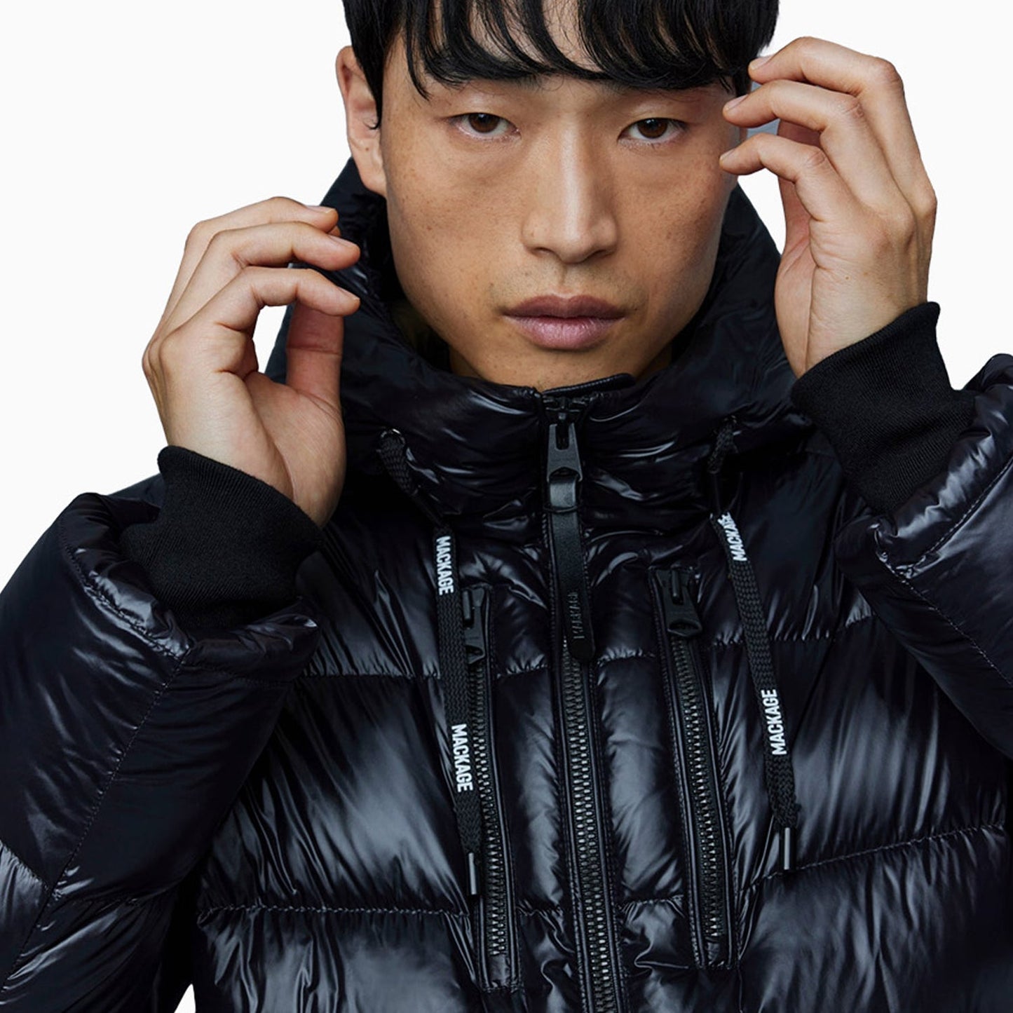 Men's VICTOR Lustrous Light Down Jacket With Hood