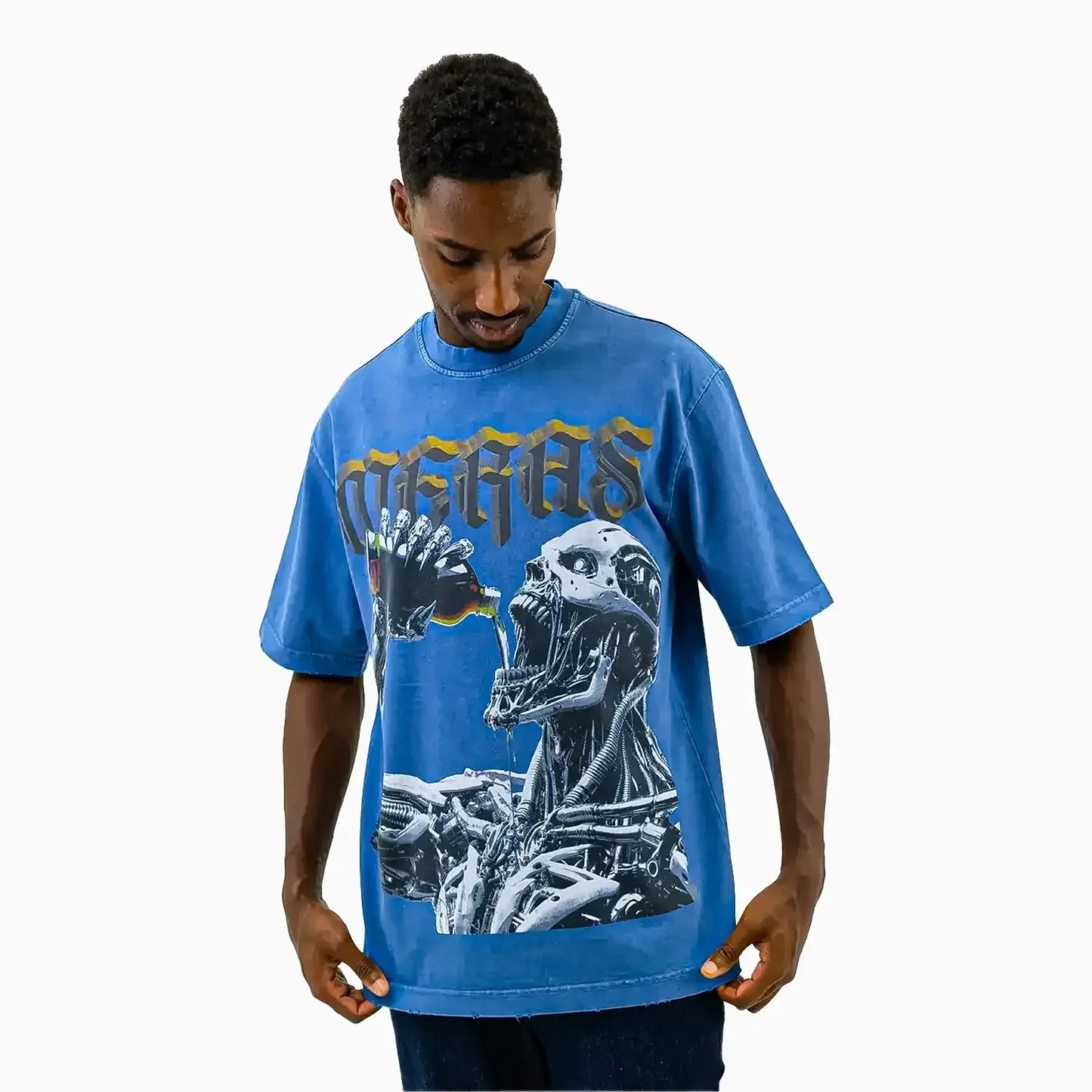 Men's AI Robot Crew Neck T-Shirt