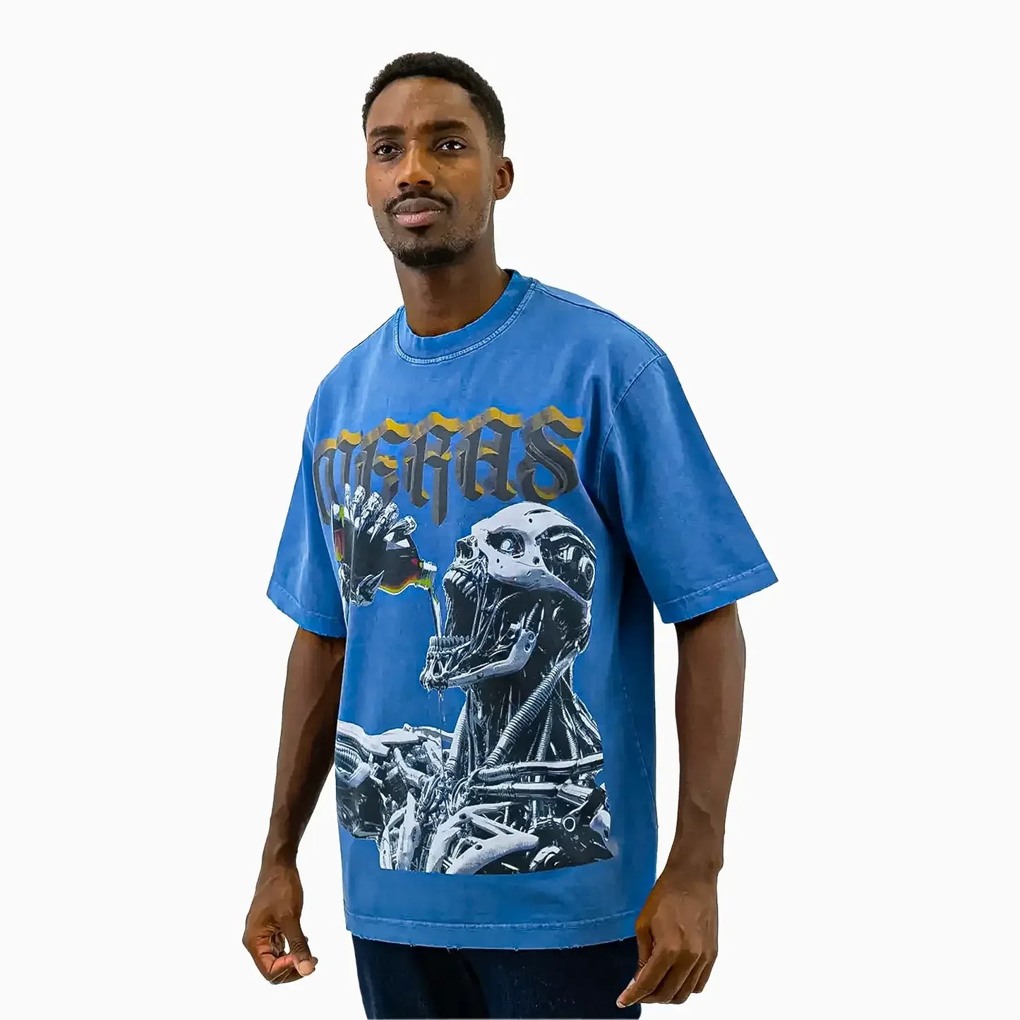 Men's AI Robot Crew Neck T-Shirt