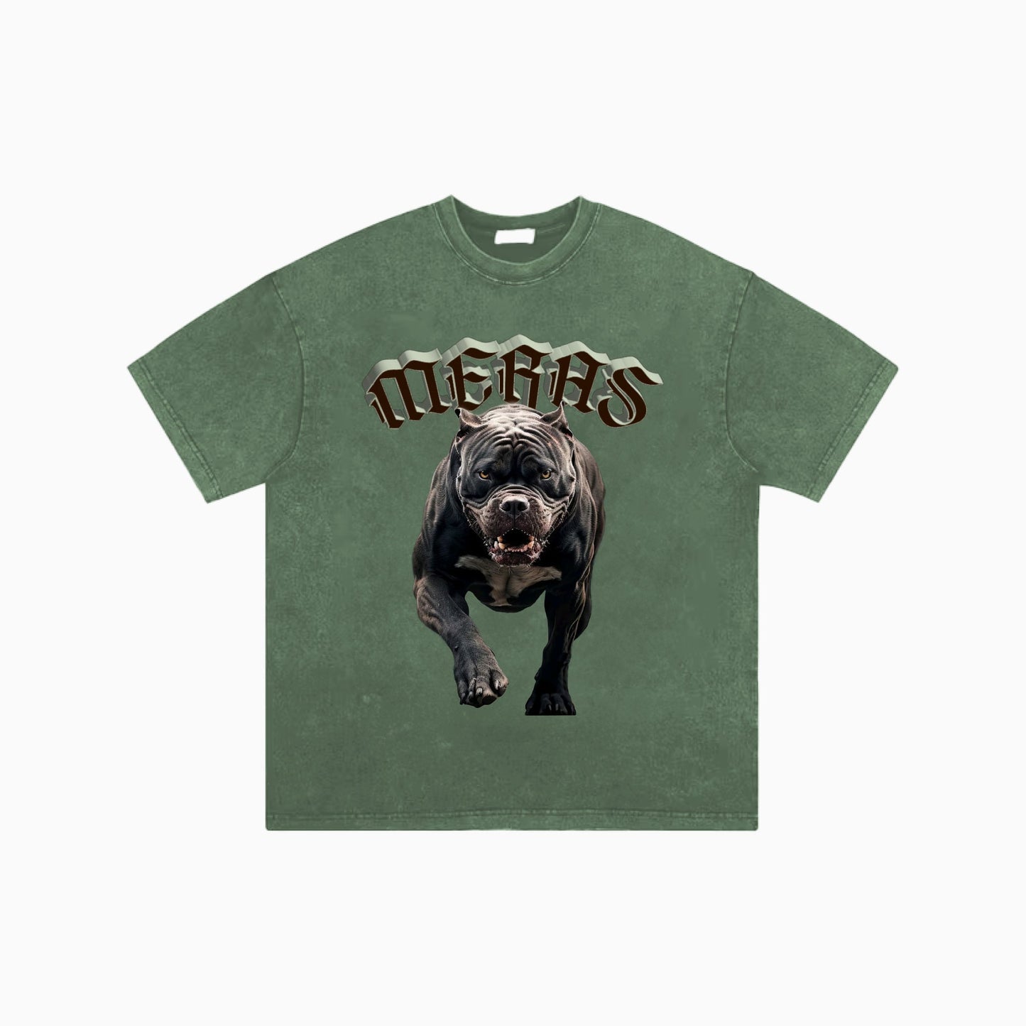 Men's Bull Dog Crew Neck T-Shirt