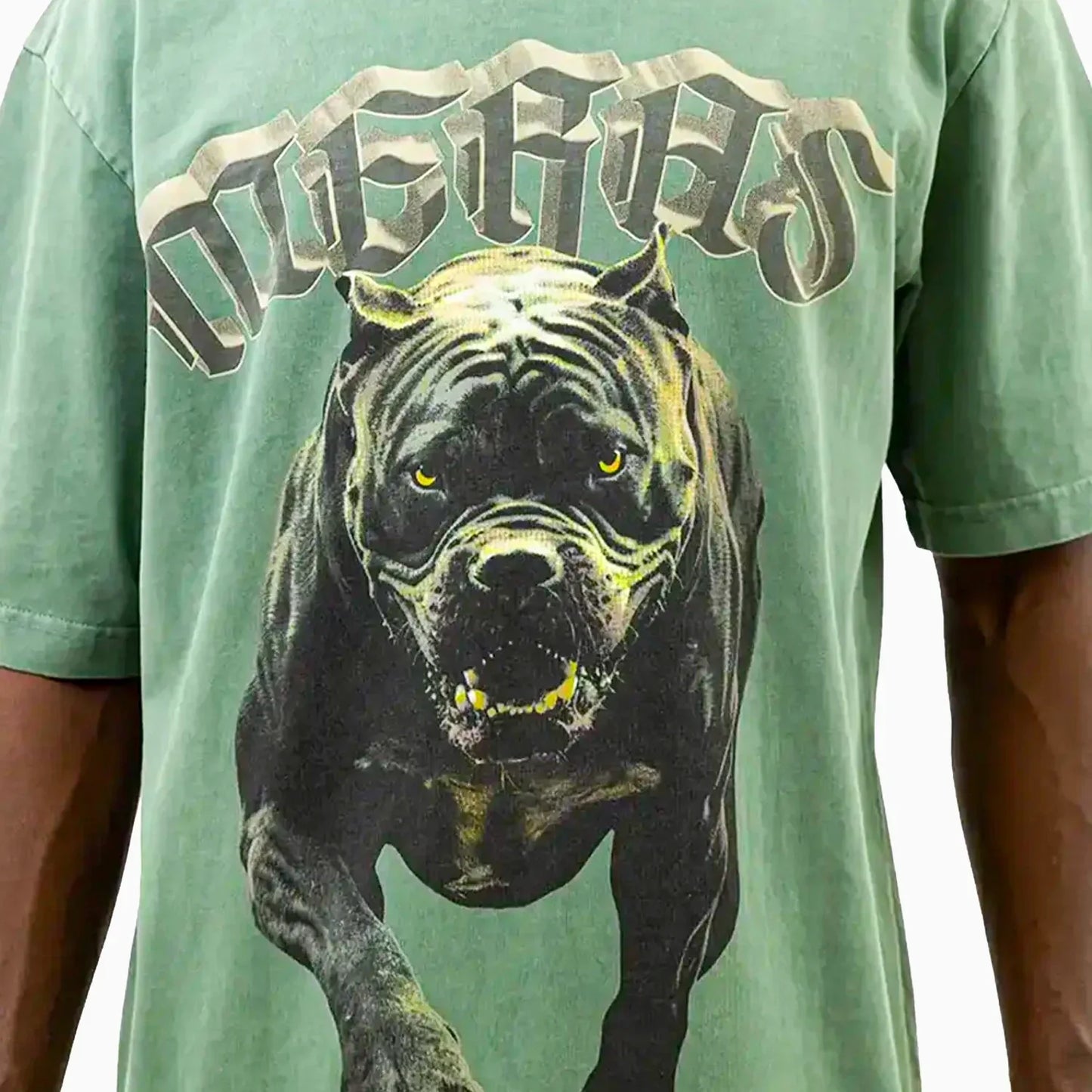 Men's Bull Dog Crew Neck T-Shirt