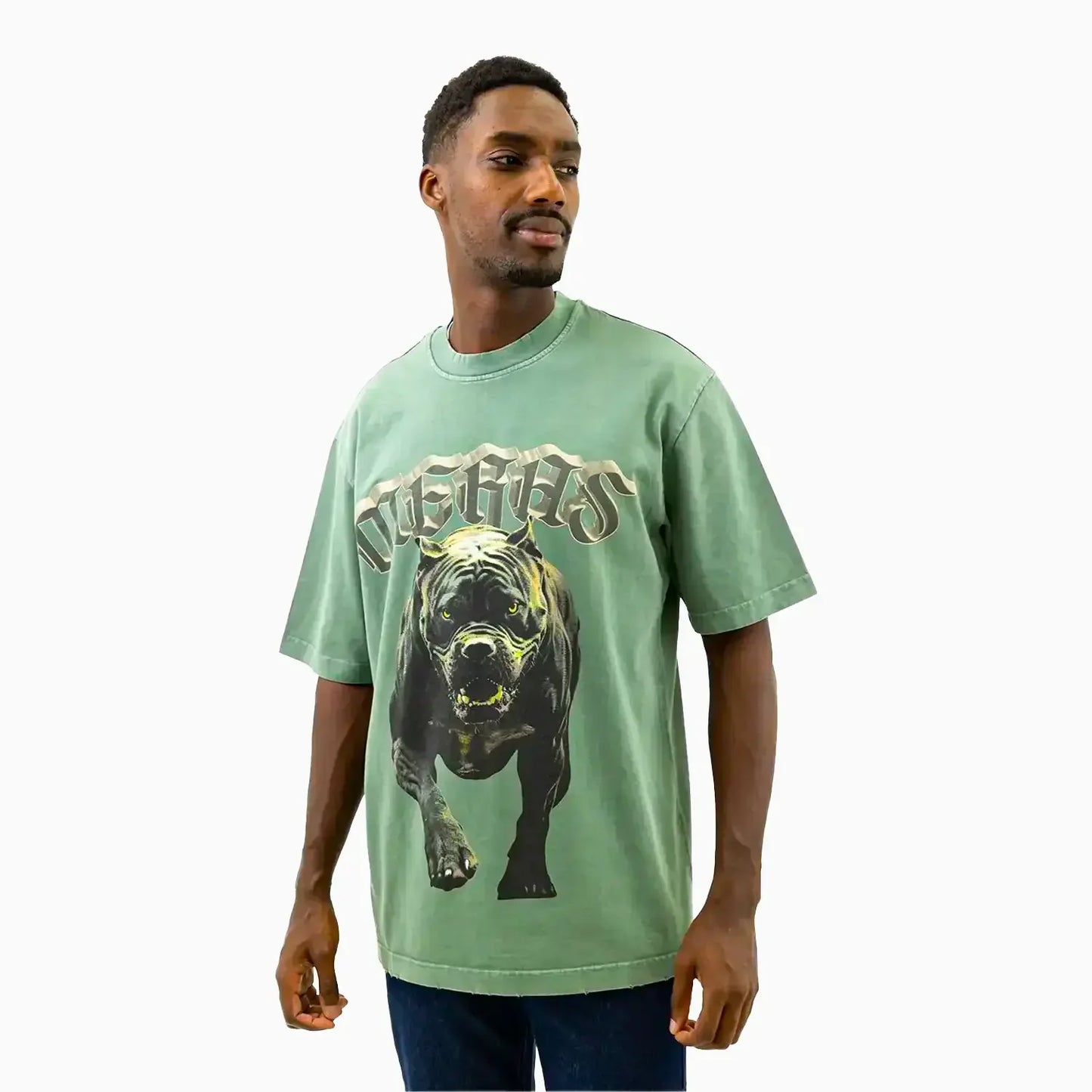 Men's Bull Dog Crew Neck T-Shirt