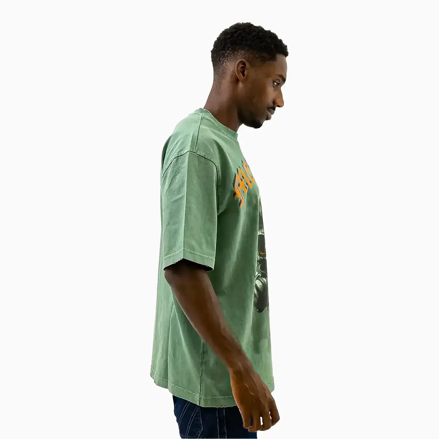Men's Skull Mask Crew Neck T-Shirt