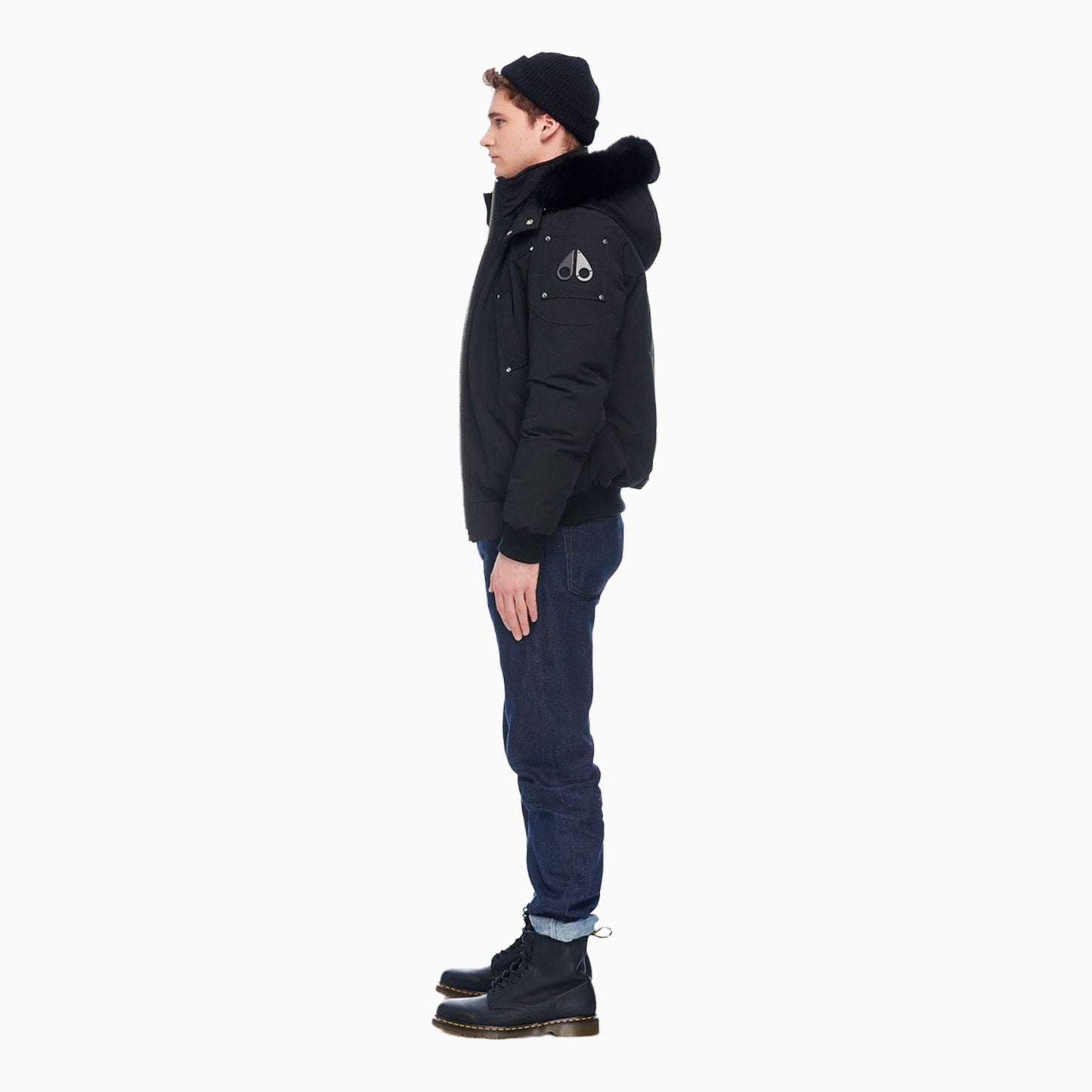 Men's Ballistic Hooded Full Zip Bomber Jacket