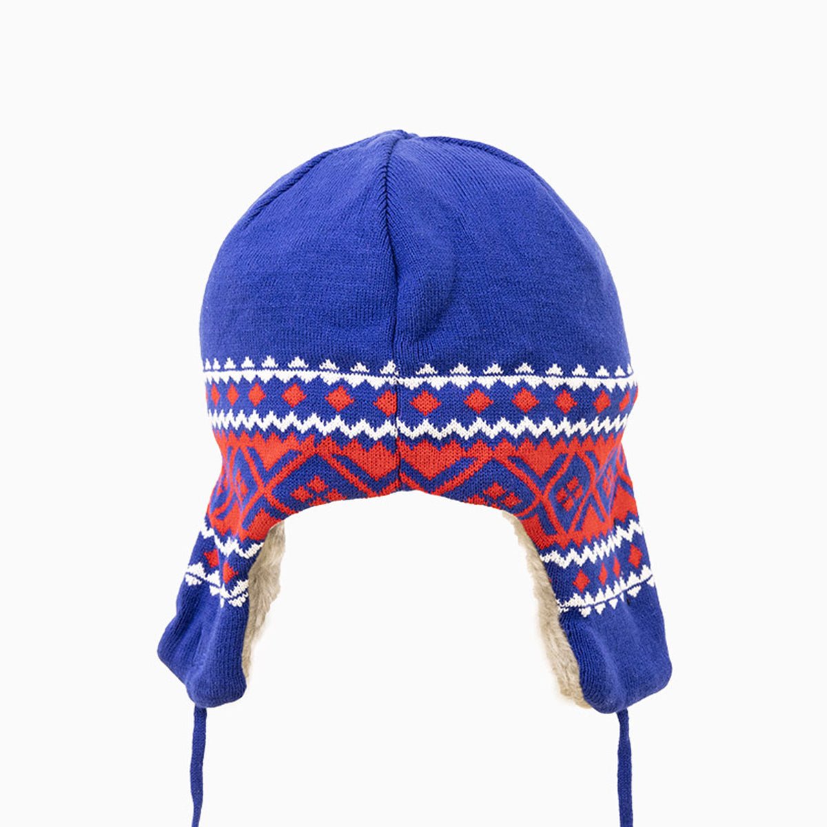 New York Giants NFL Trapper Knit Cuff Beanie Hat