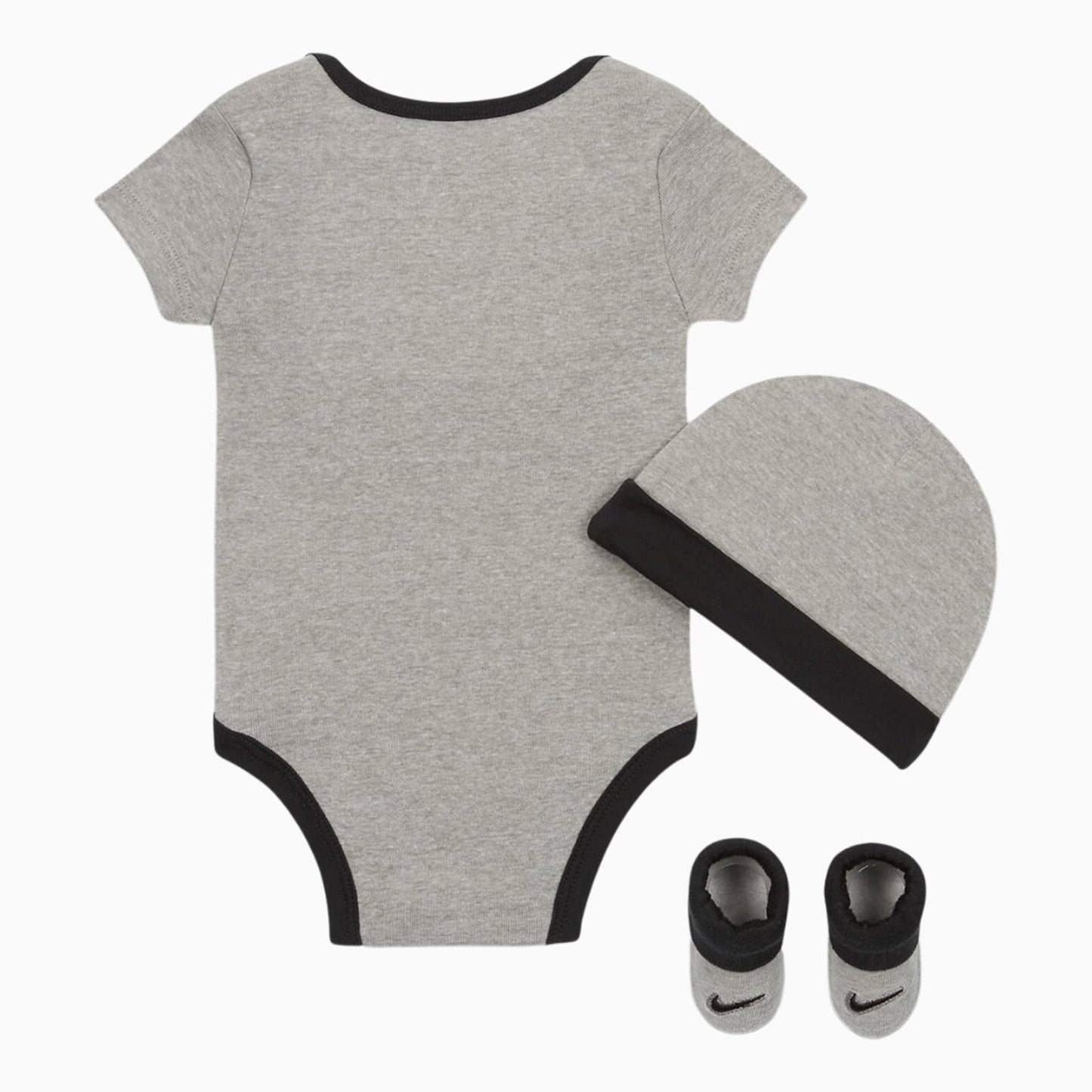 Kid's Swoosh Bodysuit Hat and Booties Outfit Infants