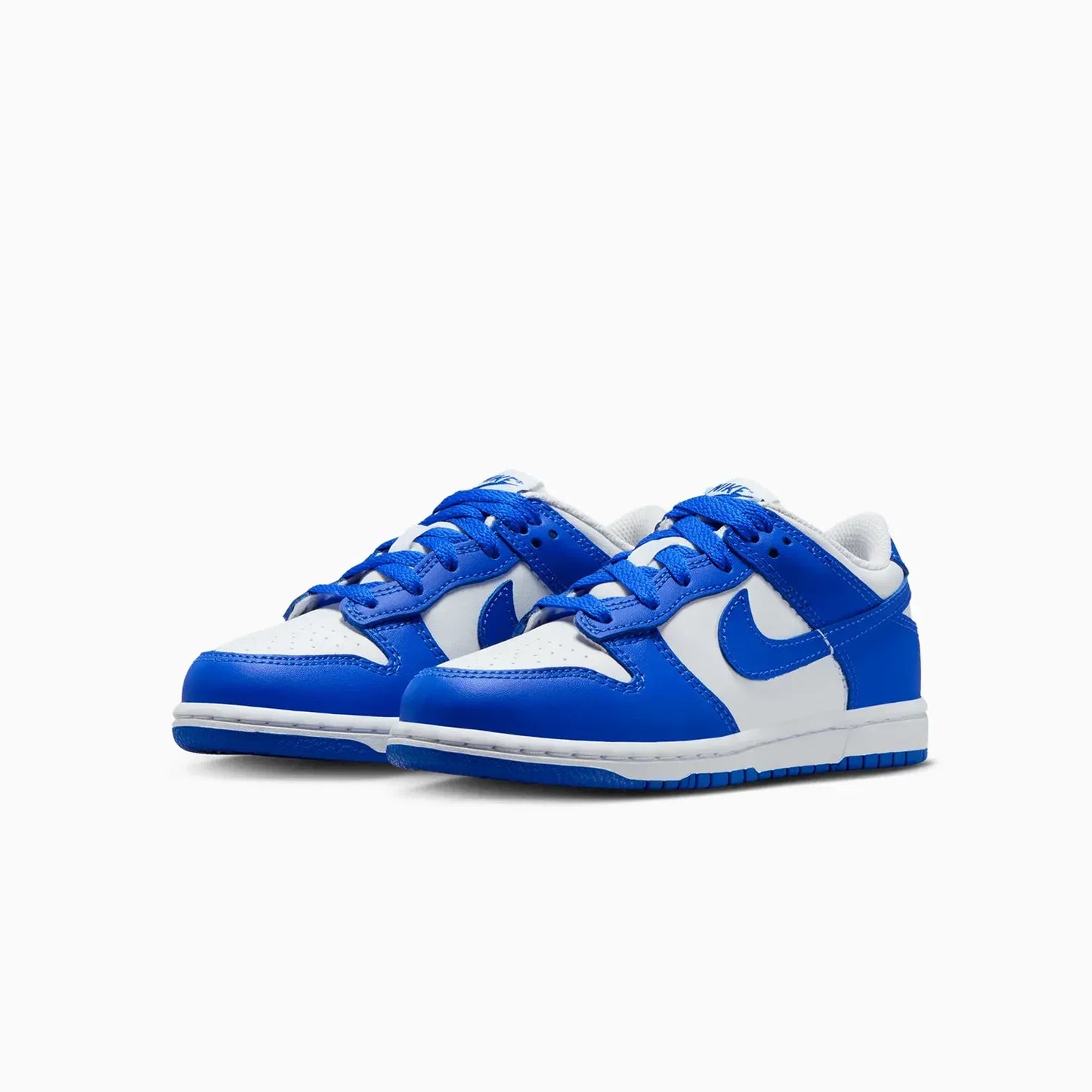 Kid's Dunk Low "White Hyper Royal" Pre-School