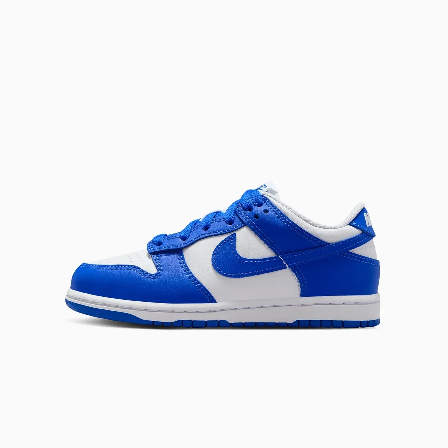 Kid's Dunk Low "White Hyper Royal" Pre-School