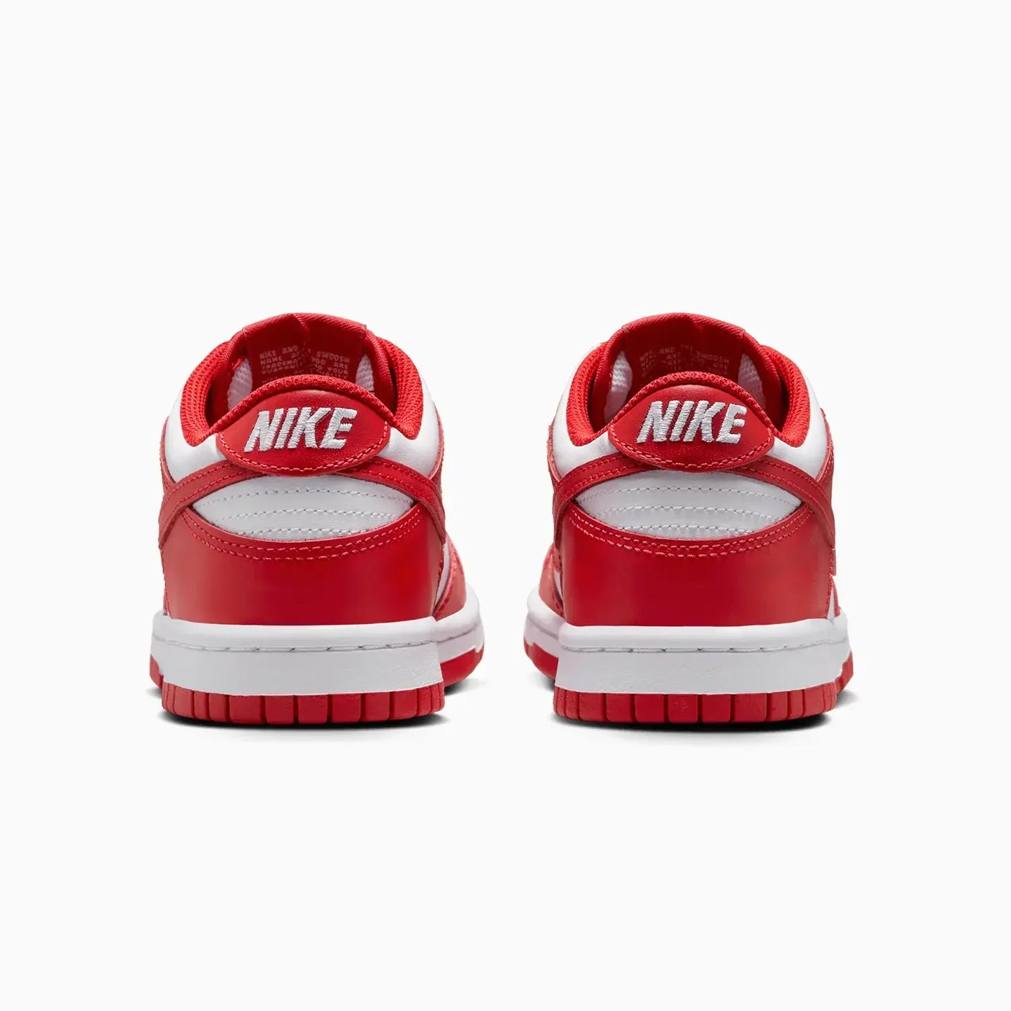 Kid's Dunk Low "White University Red" Grade School