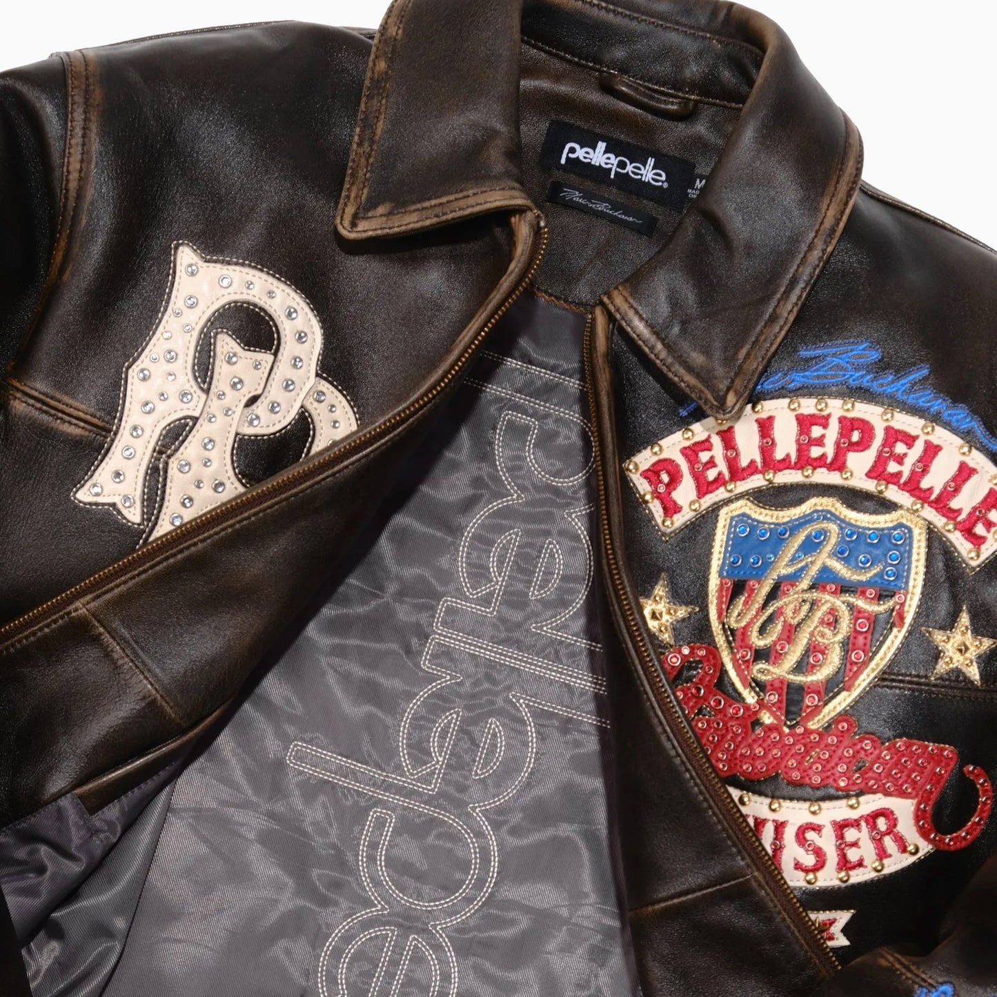 Men's American Bruiser Plush Leather Jacket