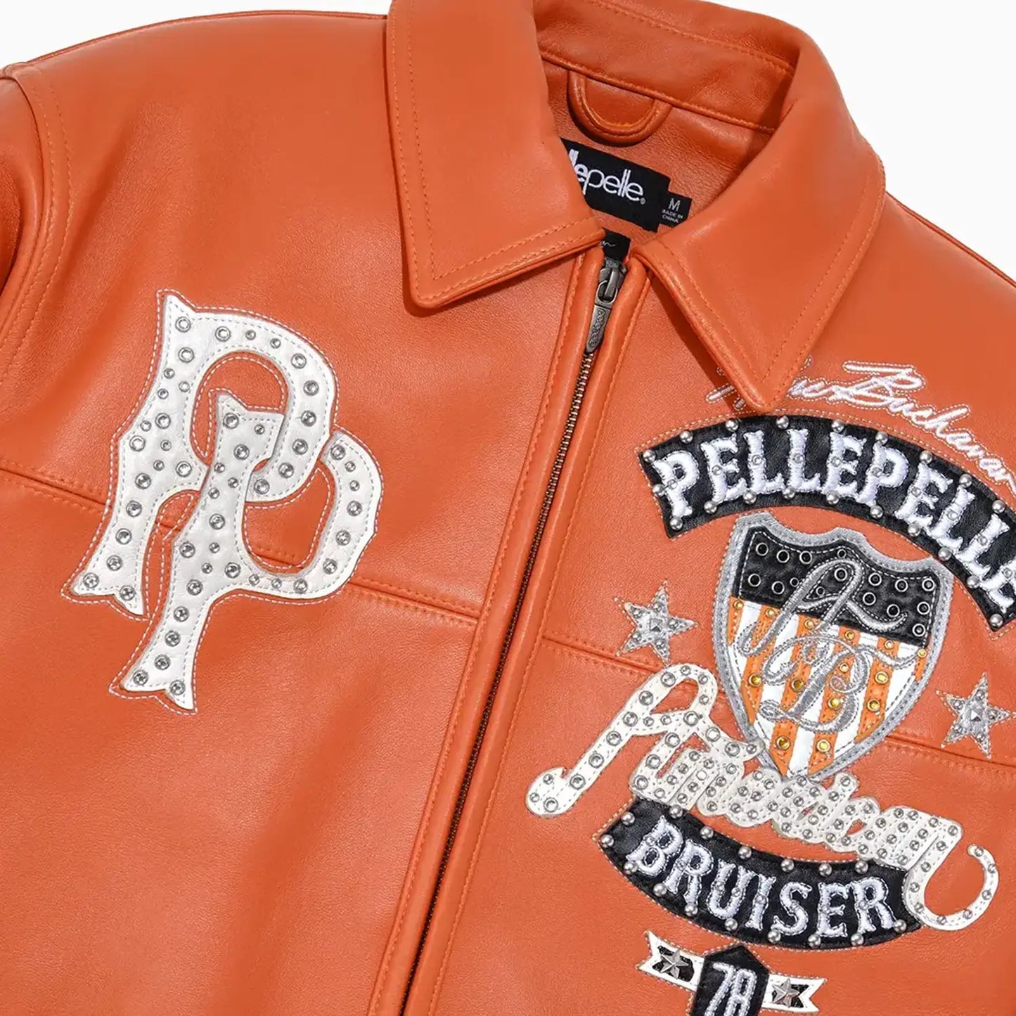 Men's American Bruiser Plush Leather Jacket