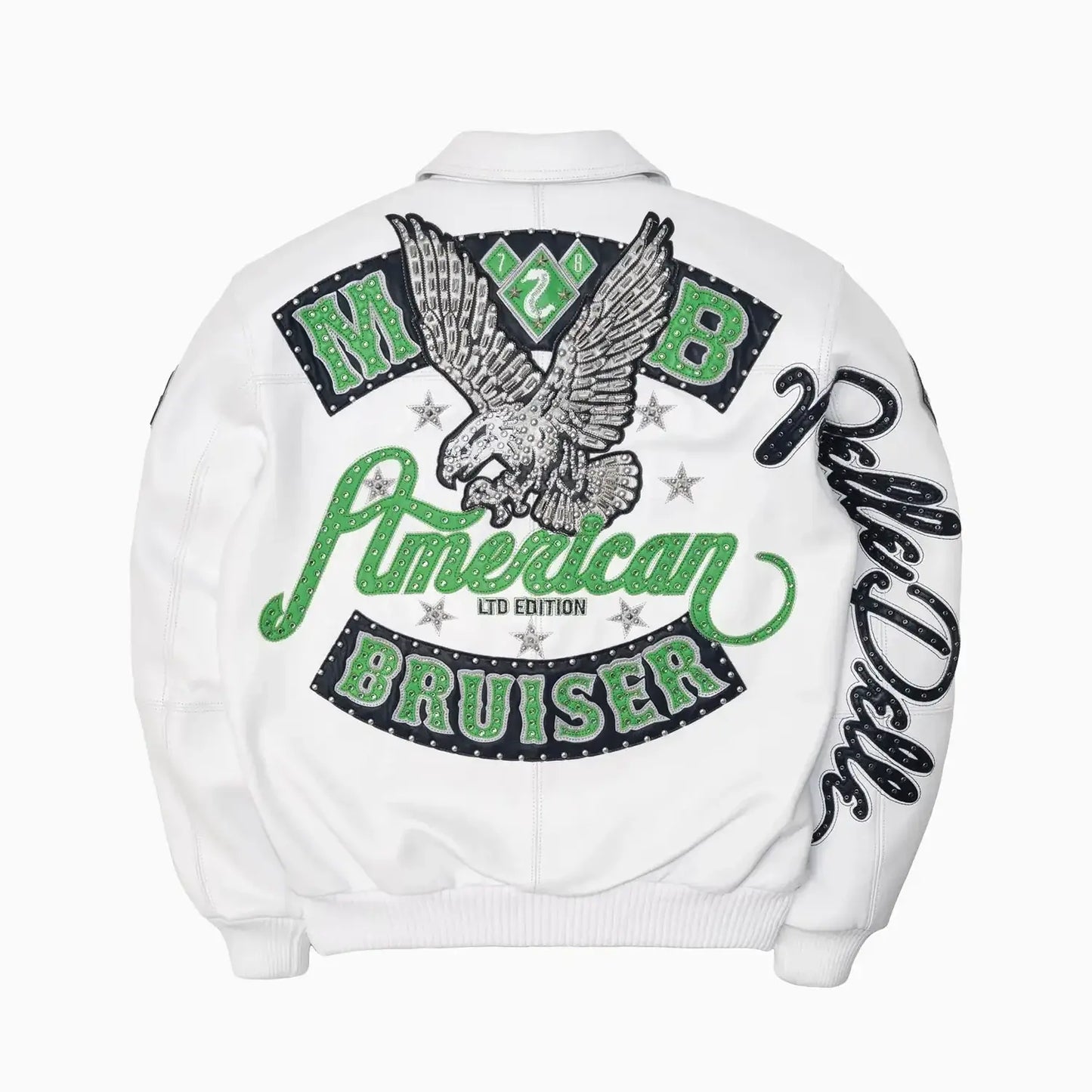Men's American Bruiser Plush Leather Jacket