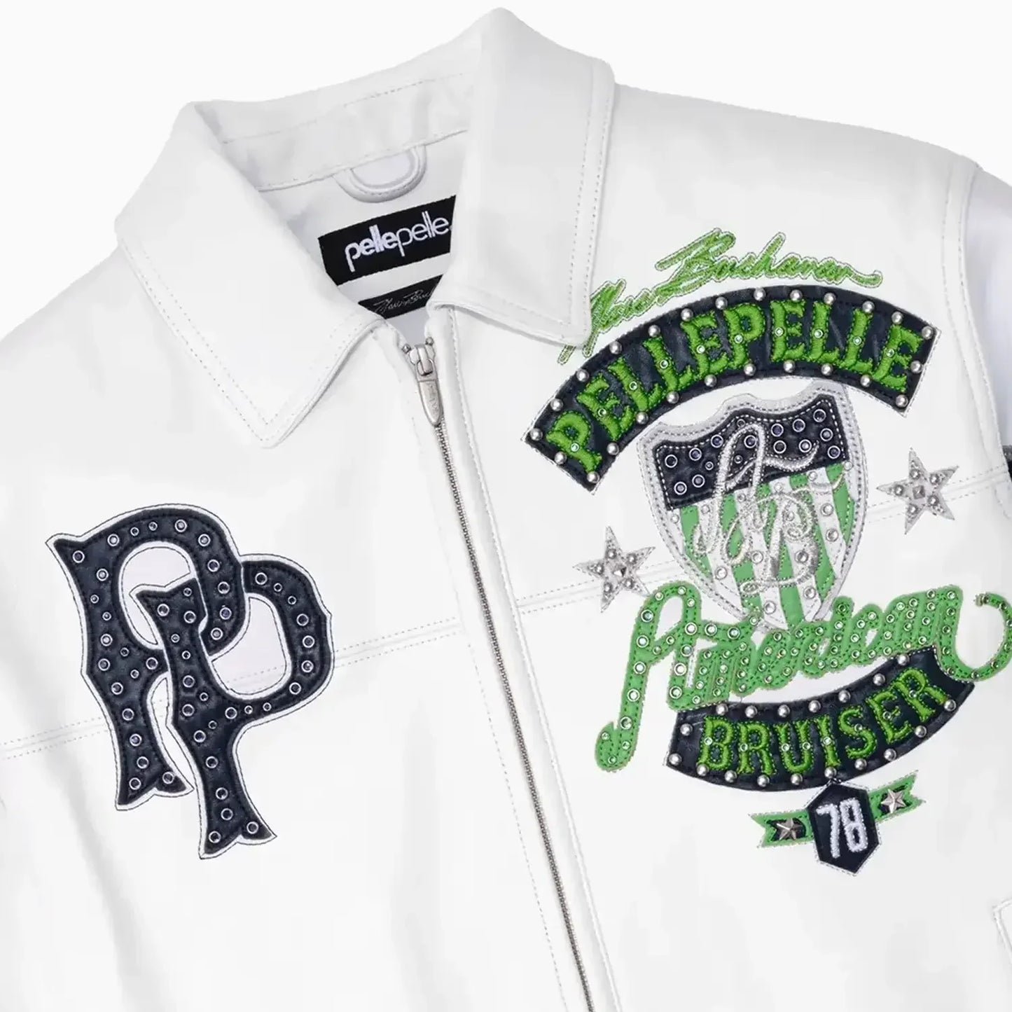 Men's American Bruiser Plush Leather Jacket