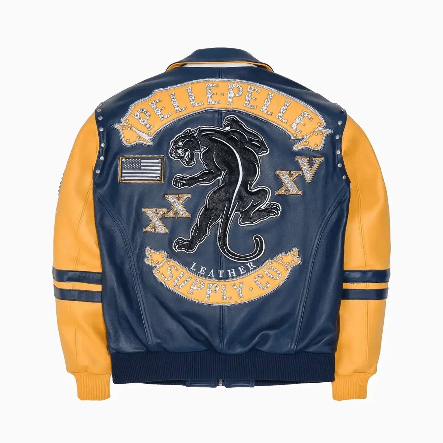 Men's Panther Leather Jacket