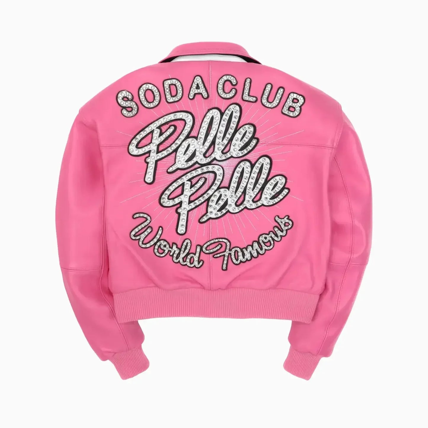 Women's World Famous Soda Club Leather Jacket