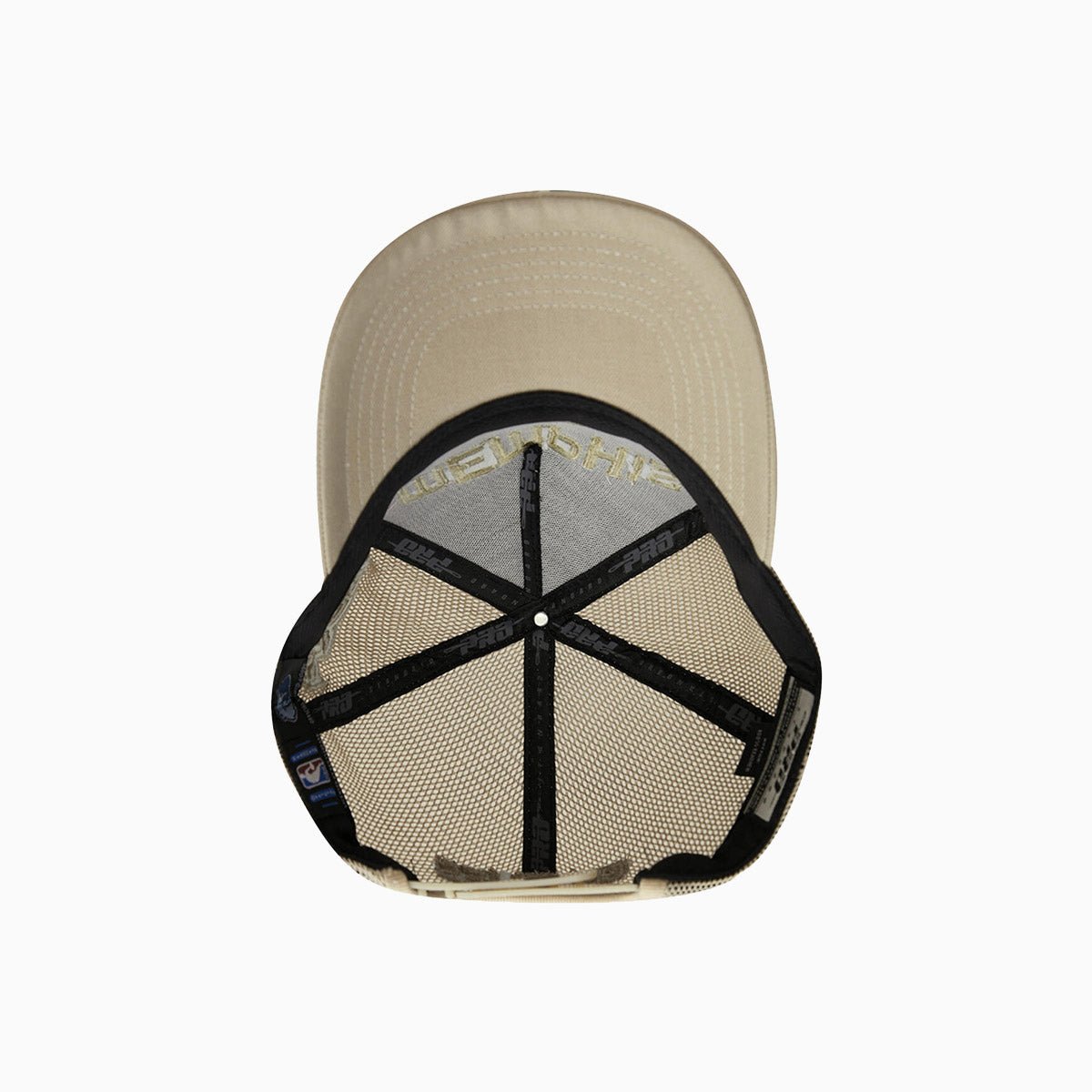Memphis Grizzlies Neutral Pinch Front Trucker Hat