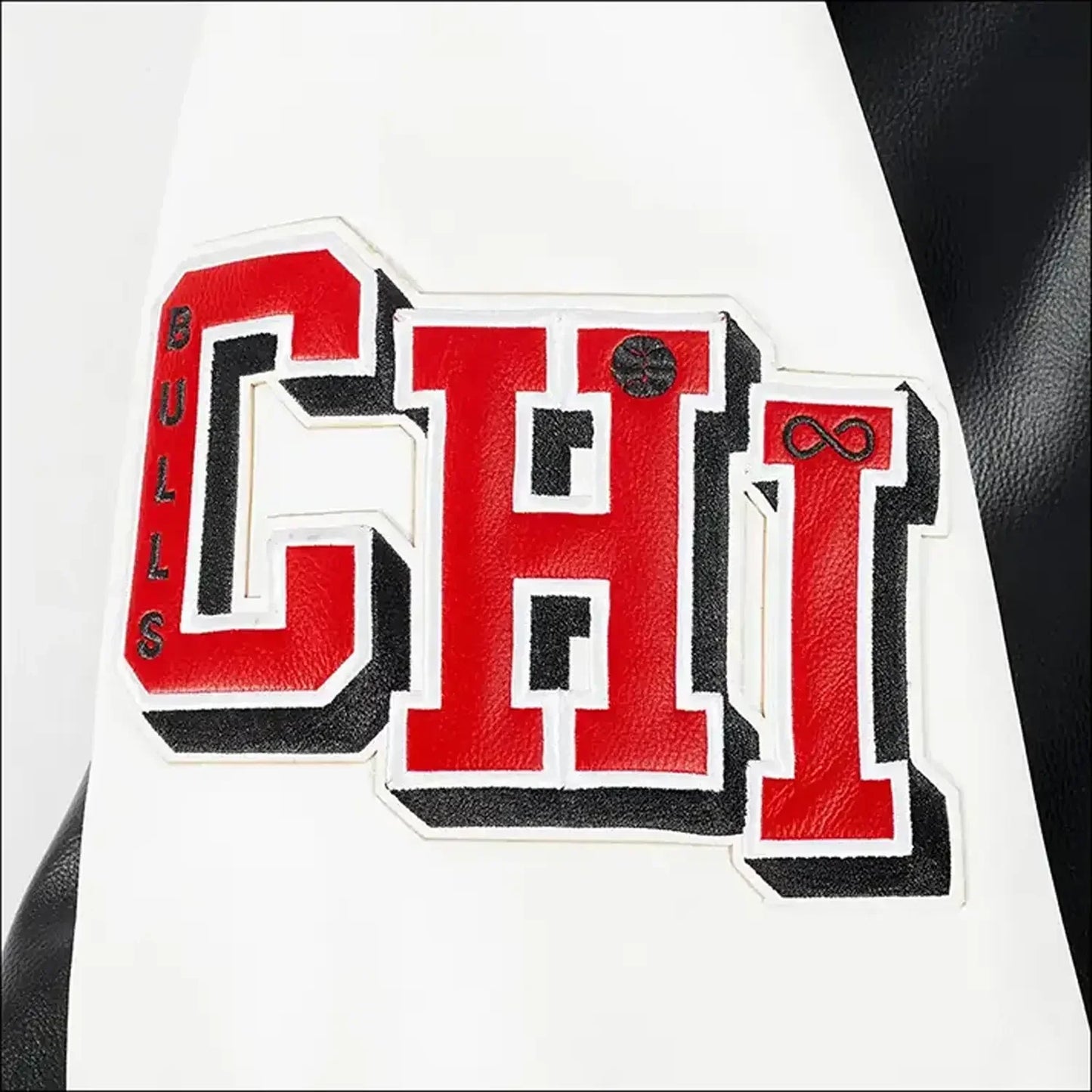 Men's NBA Chicago Bulls City Signatures Leather Varsity Jacket