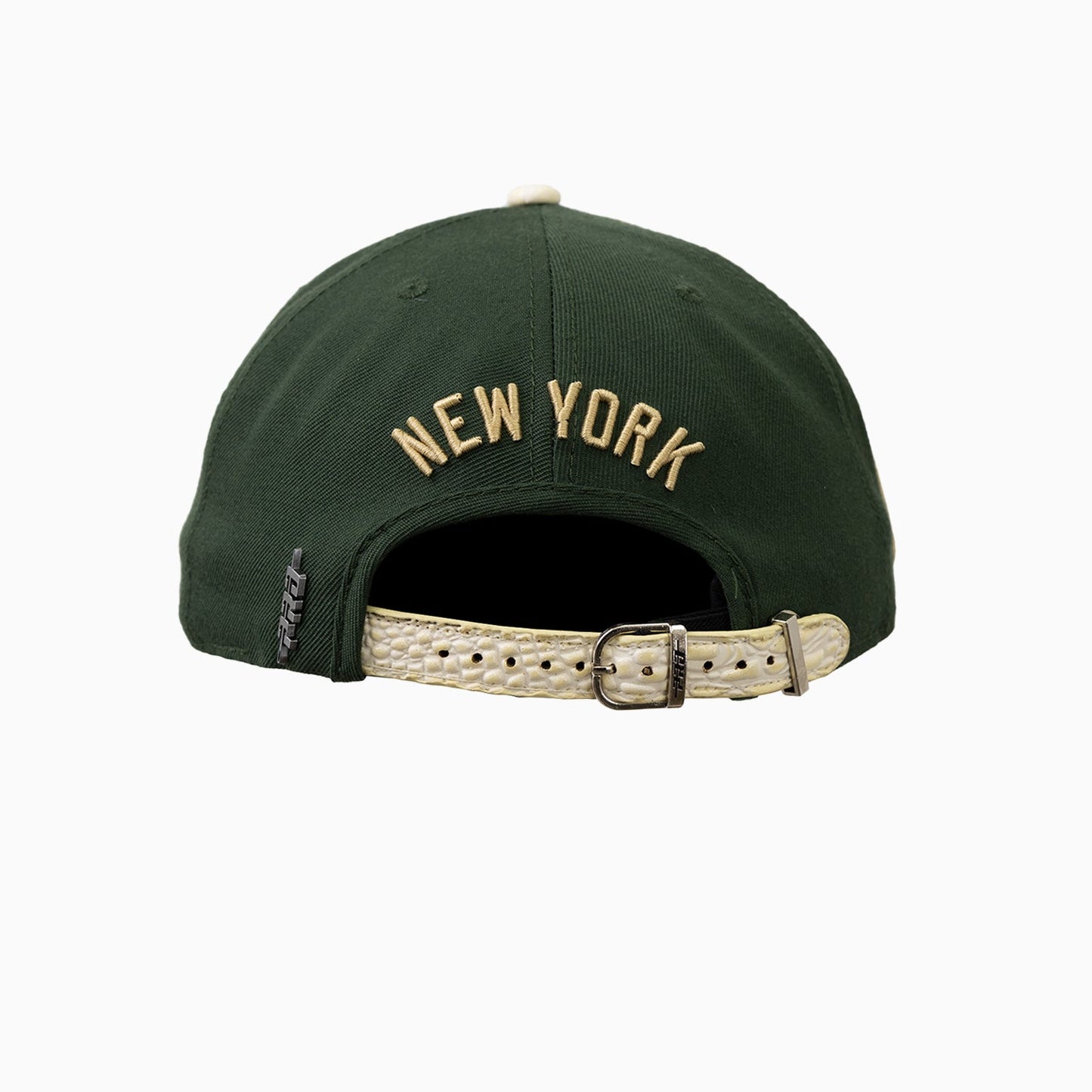 New York Yankees MLB Leather Visor Strapback Hat