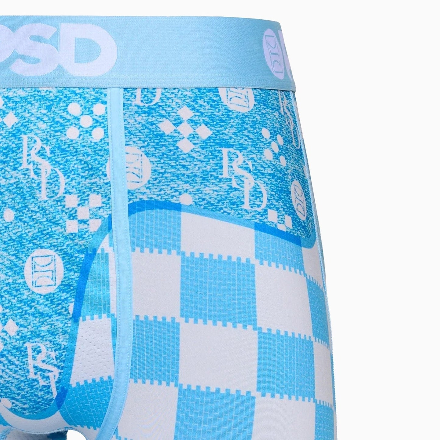 Men's Blue Denim Drip Brief Boxer