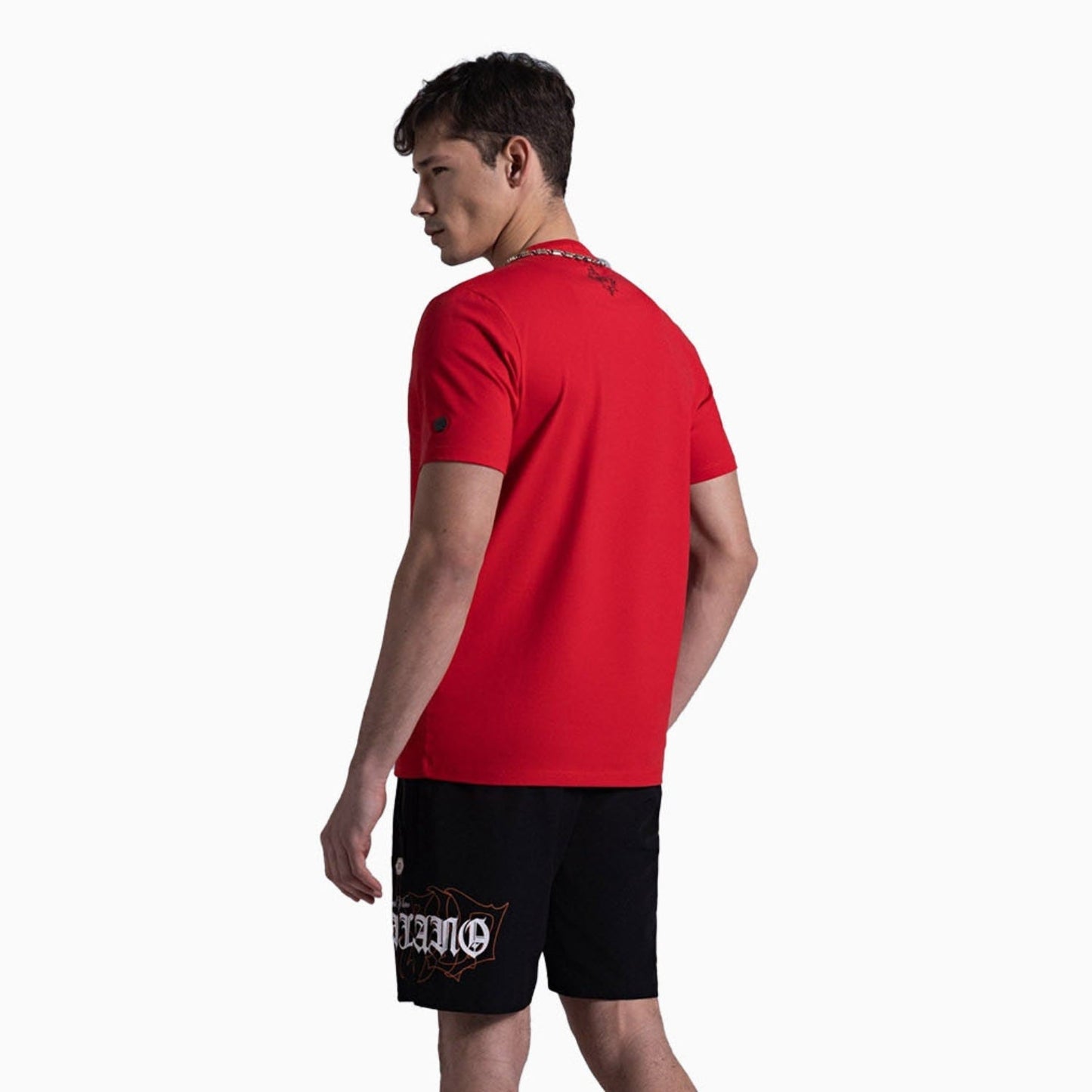 Men's RV Front Big Logo Crew Neck T Shirt