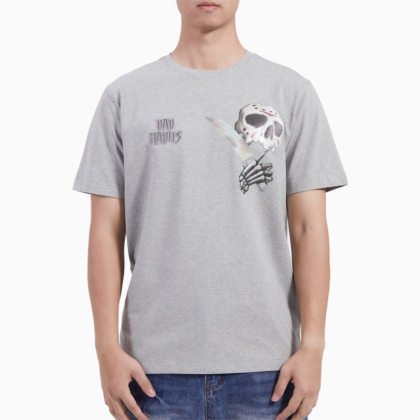 Men's Bad Habits After Dark Crew Neck T Shirt