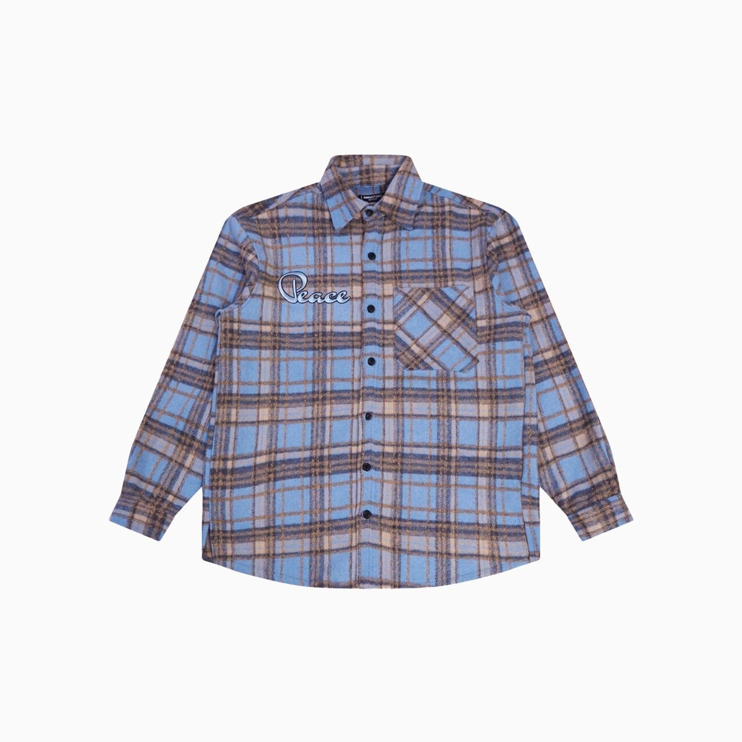 Men's Peace Heavy Flannel Shirt