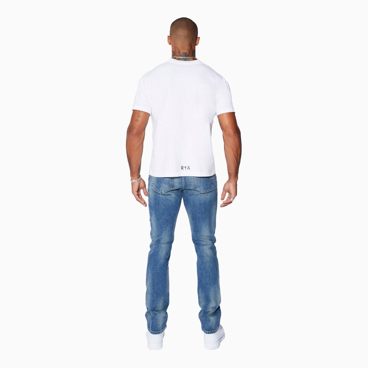 Men's Black Chest Logo T-Shirt