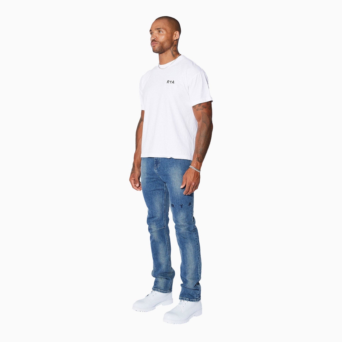 Men's Black Chest Logo T-Shirt