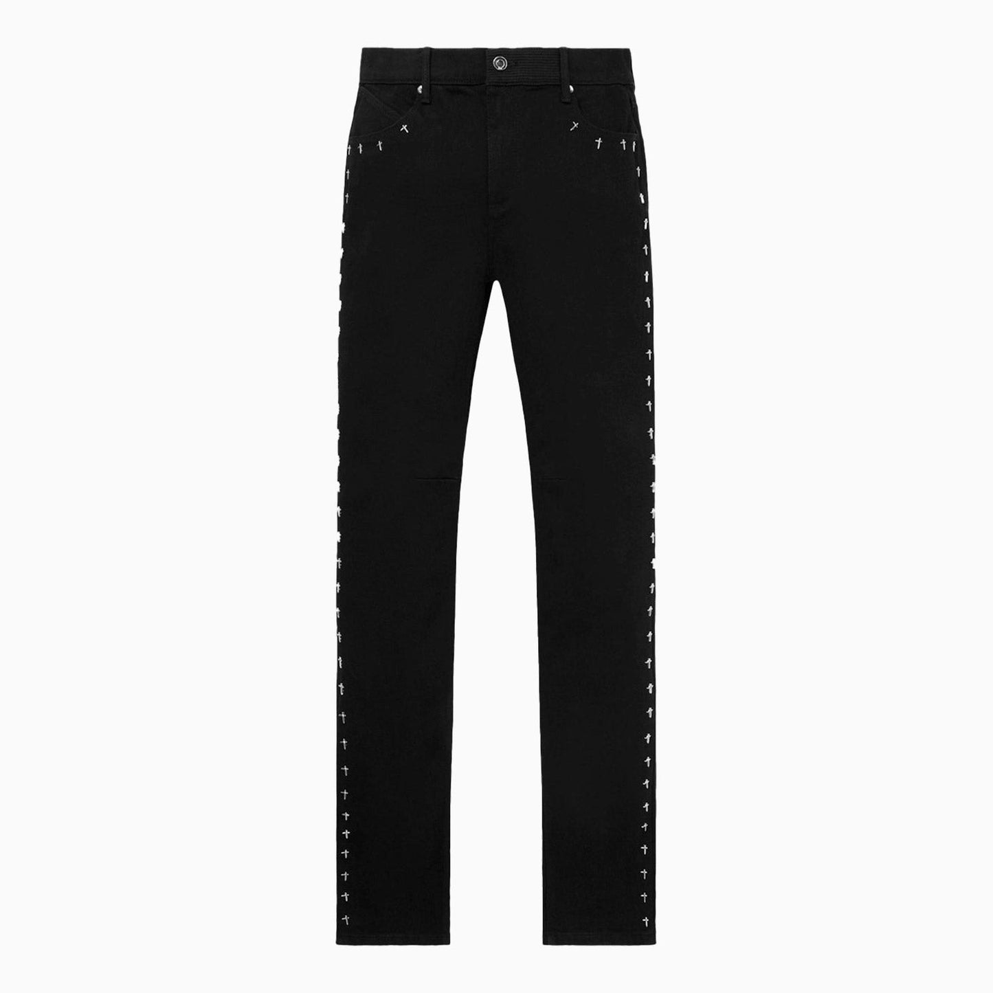 Men's Bryant Black Cross Denim Pant