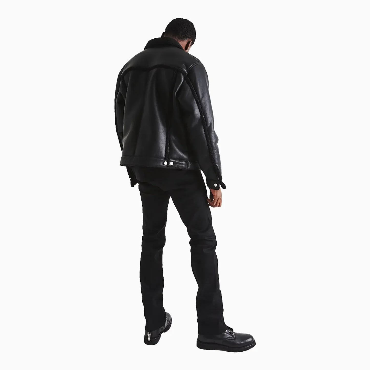 Men's Bryant Black Raw Denim Pant