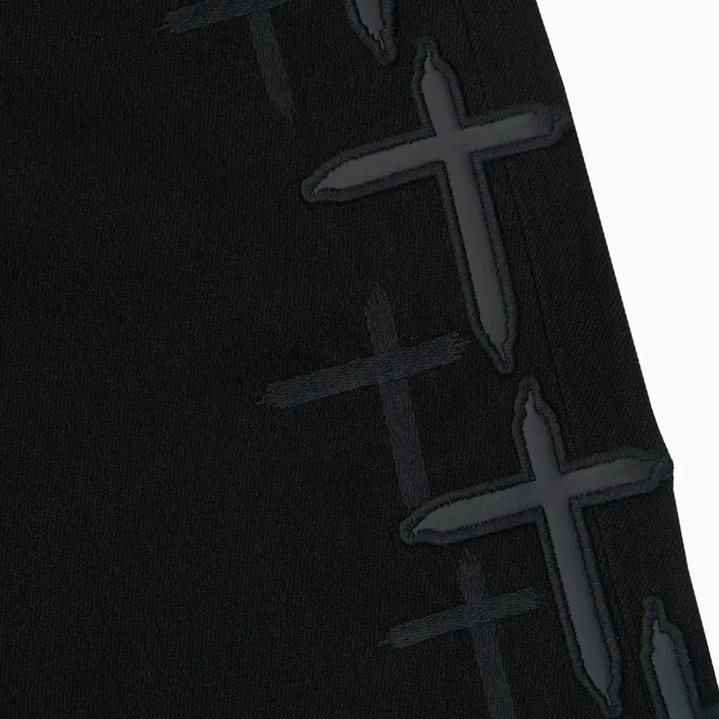 Men's Bryant Cross Patches Denim Jeans Pant