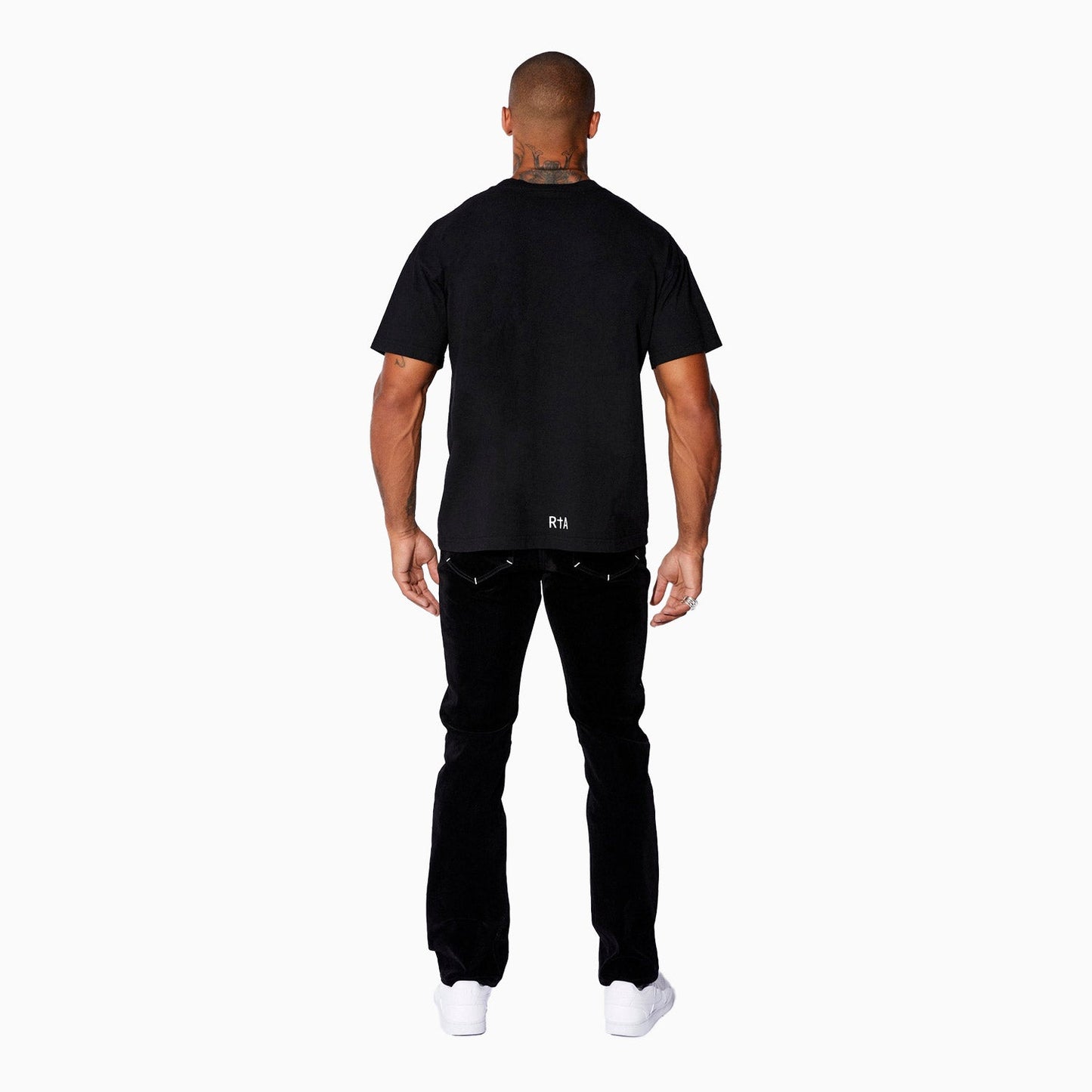 Men's White Chest Logo T-Shirt