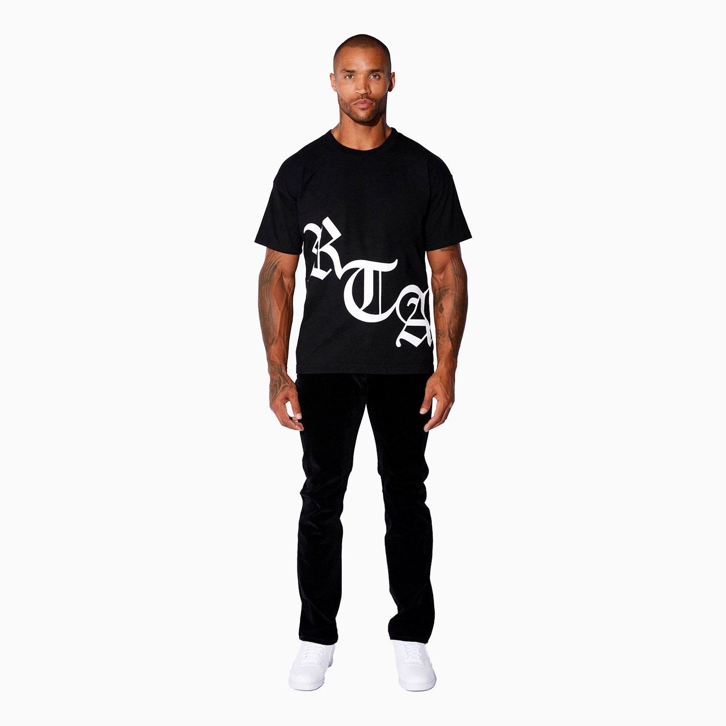 Men's White Logo Short Sleeve T-Shirt