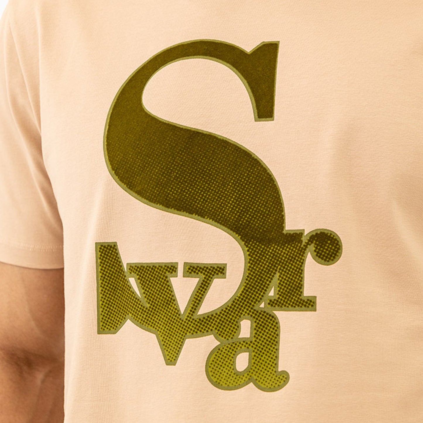Men's Chenille Patch Short Sleeve T-Shirt